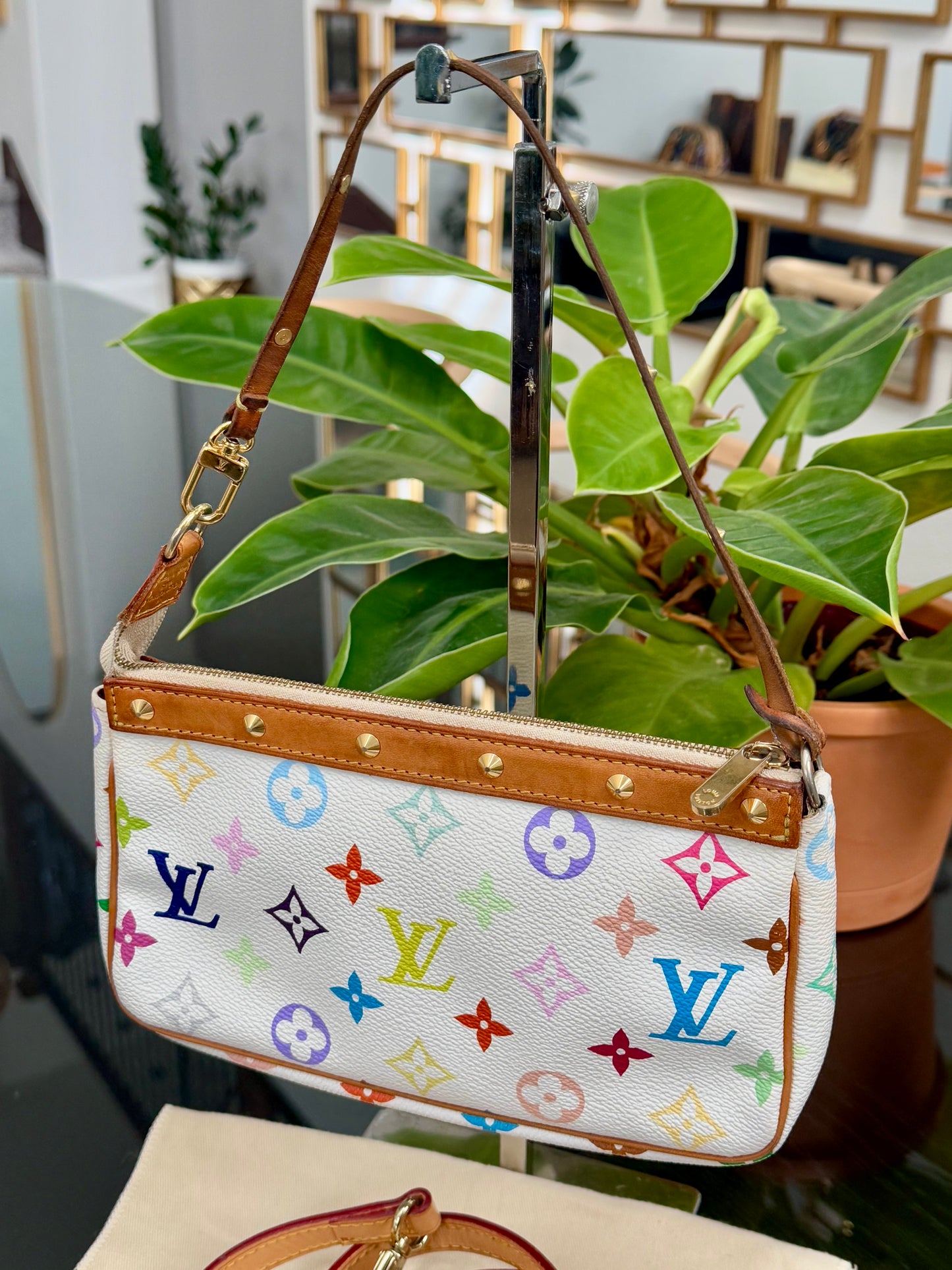 Multicolor Pochette Accessories with Dustbag and Strap 📅 Year: 2003