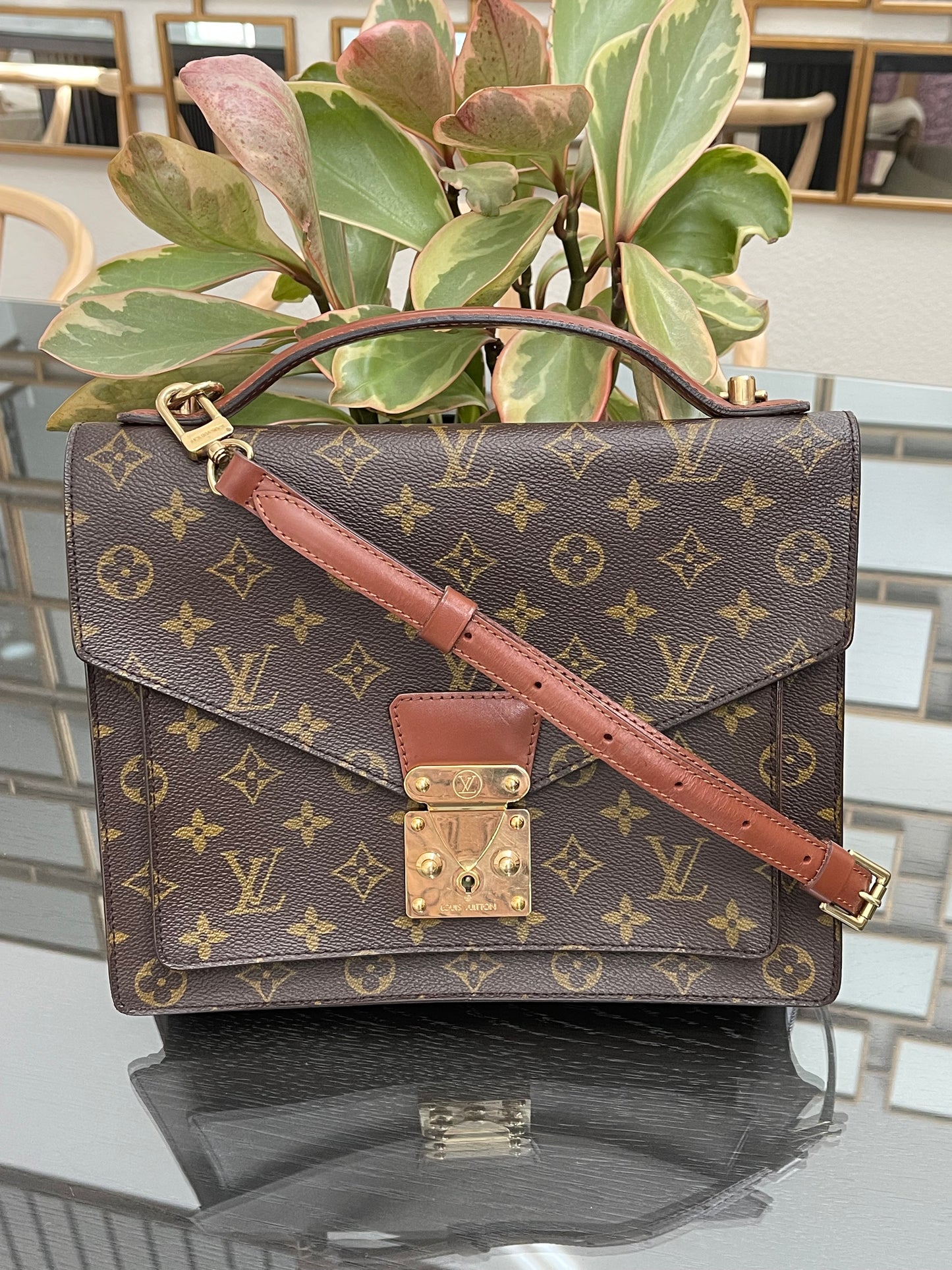 Monceau 28 Crossbody 2 Way Bag - Year: 1995