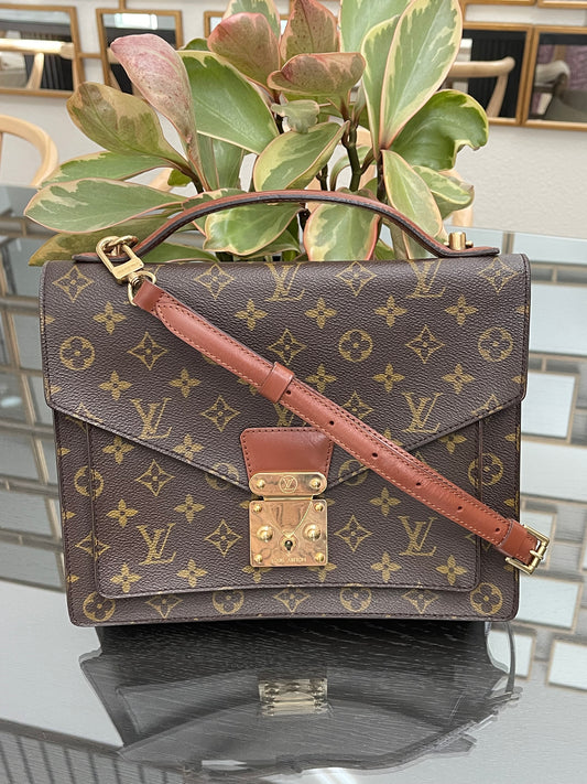 Monceau 28 Crossbody 2 Way Bag - Year: 1995