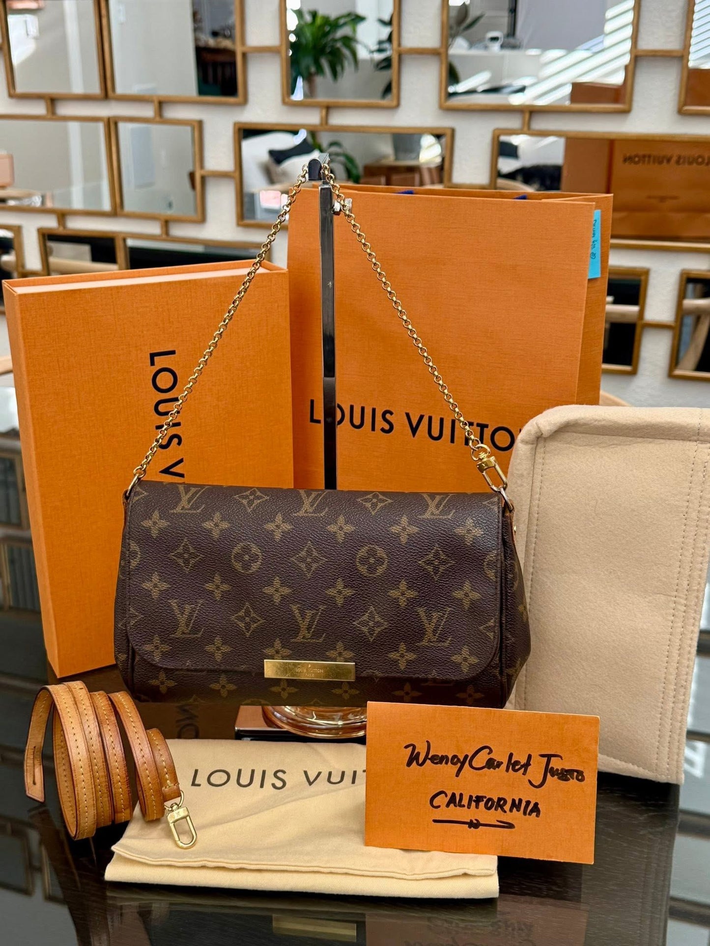 Favorite MM in Monogram with Original Strap, Insert Organizer, Dustbag, Box and Paper bag 🗓️ Year: 2014