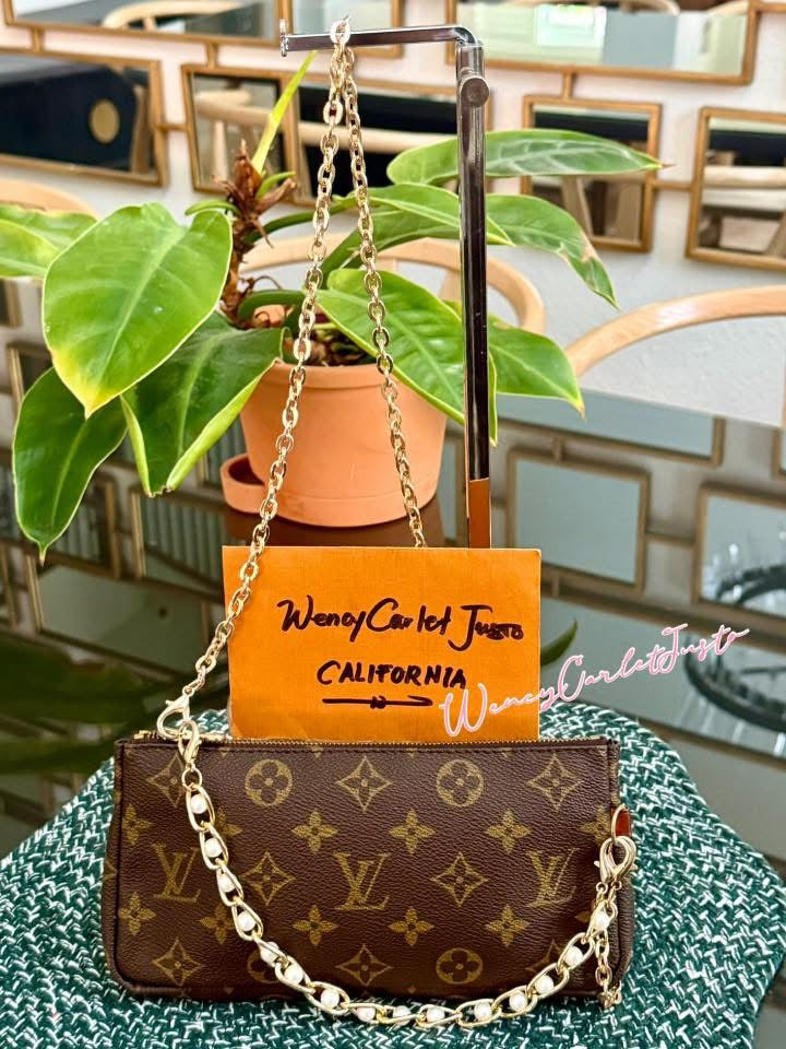 Sac Shopping Pouch with Non branded Chain -🗓️
