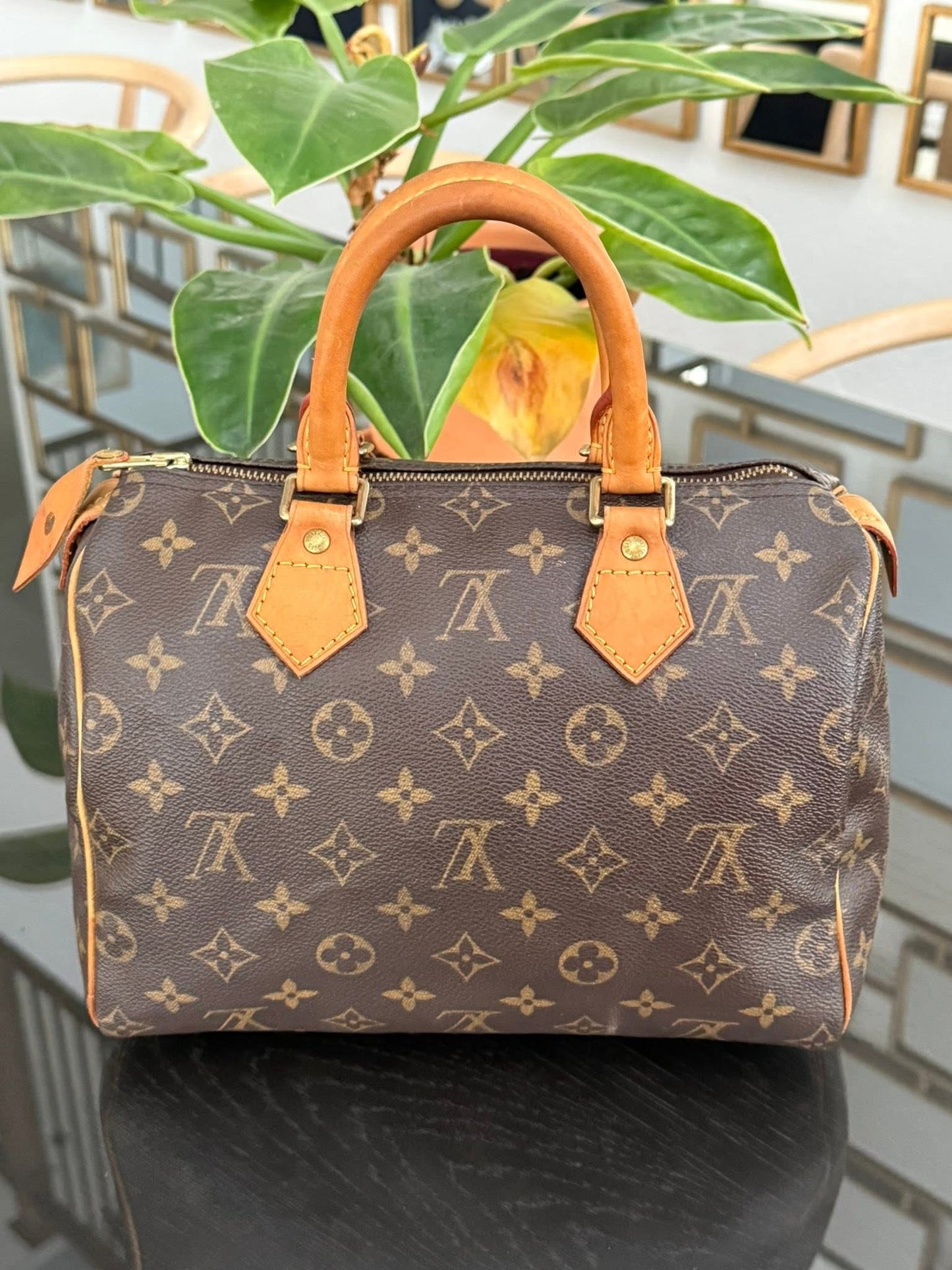 Speedy 25 in Monogram with Lock 🔐 and Key 🗓️ Year: 2005