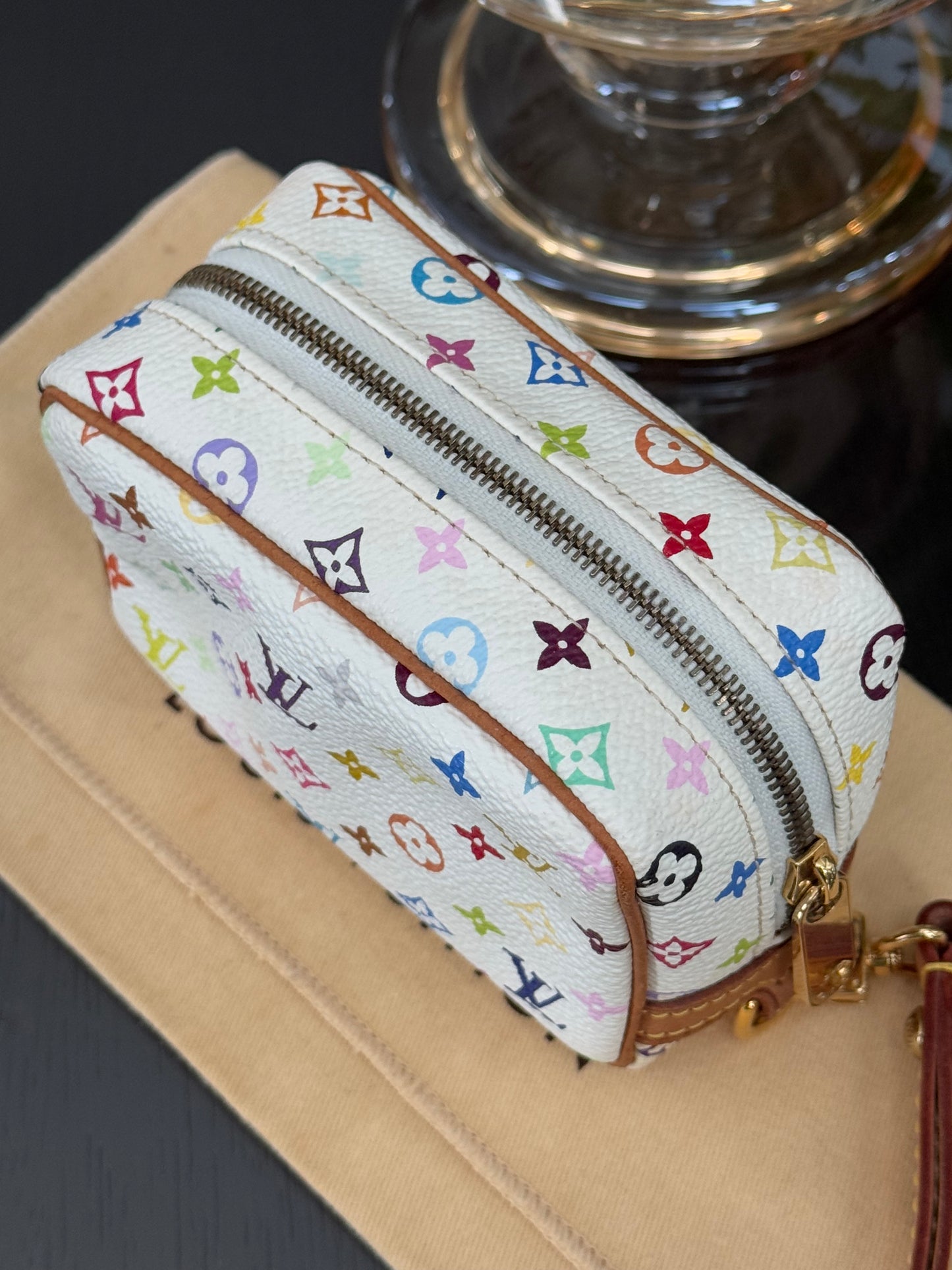 Multicolor Wapity Wristlet with Dustbag 📅 Year: 2005