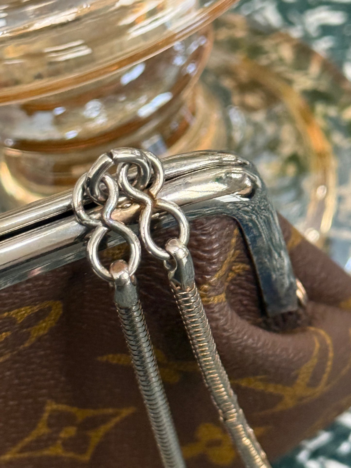 Vintage Monogram Kisslock Pouch🗓️