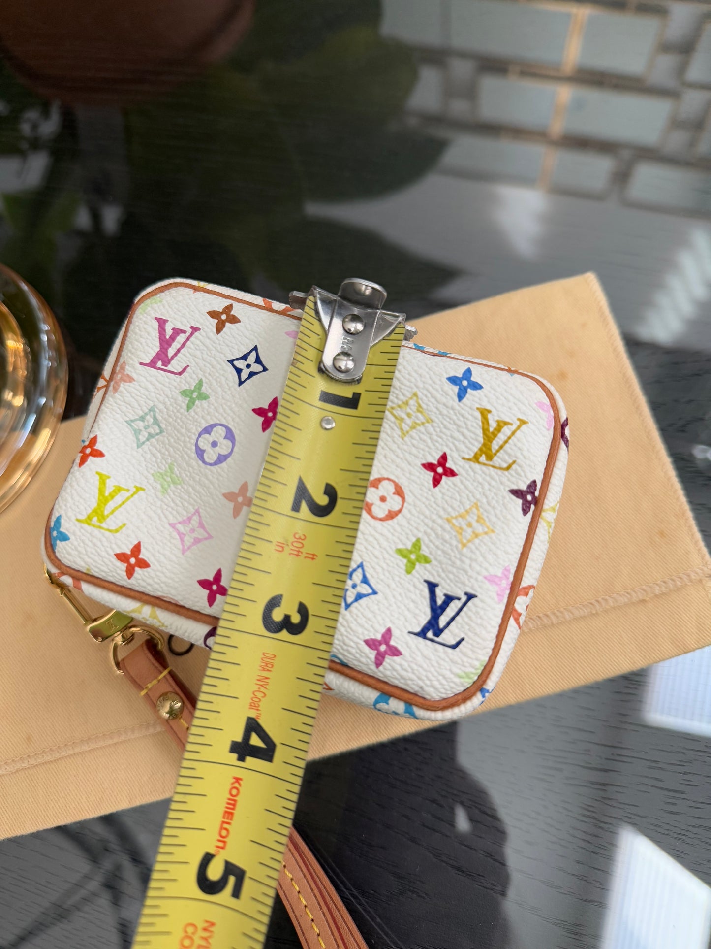 Multicolor Wapity Wristlet with Dustbag 📅 Year: 2005