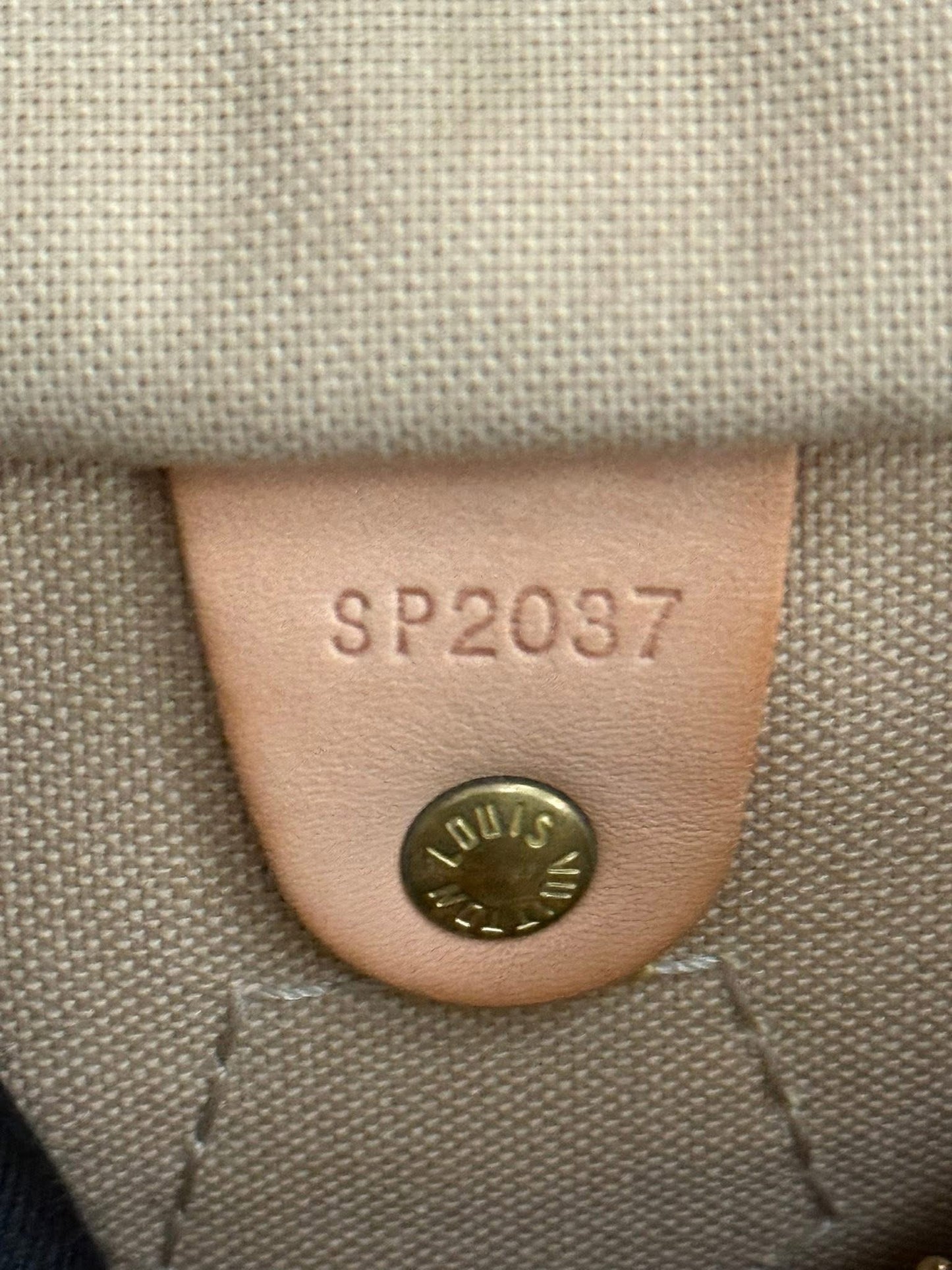 Speedy 25 in Damier Azur with lock 🔐 key and Dustbag -🗓️ Year 2007