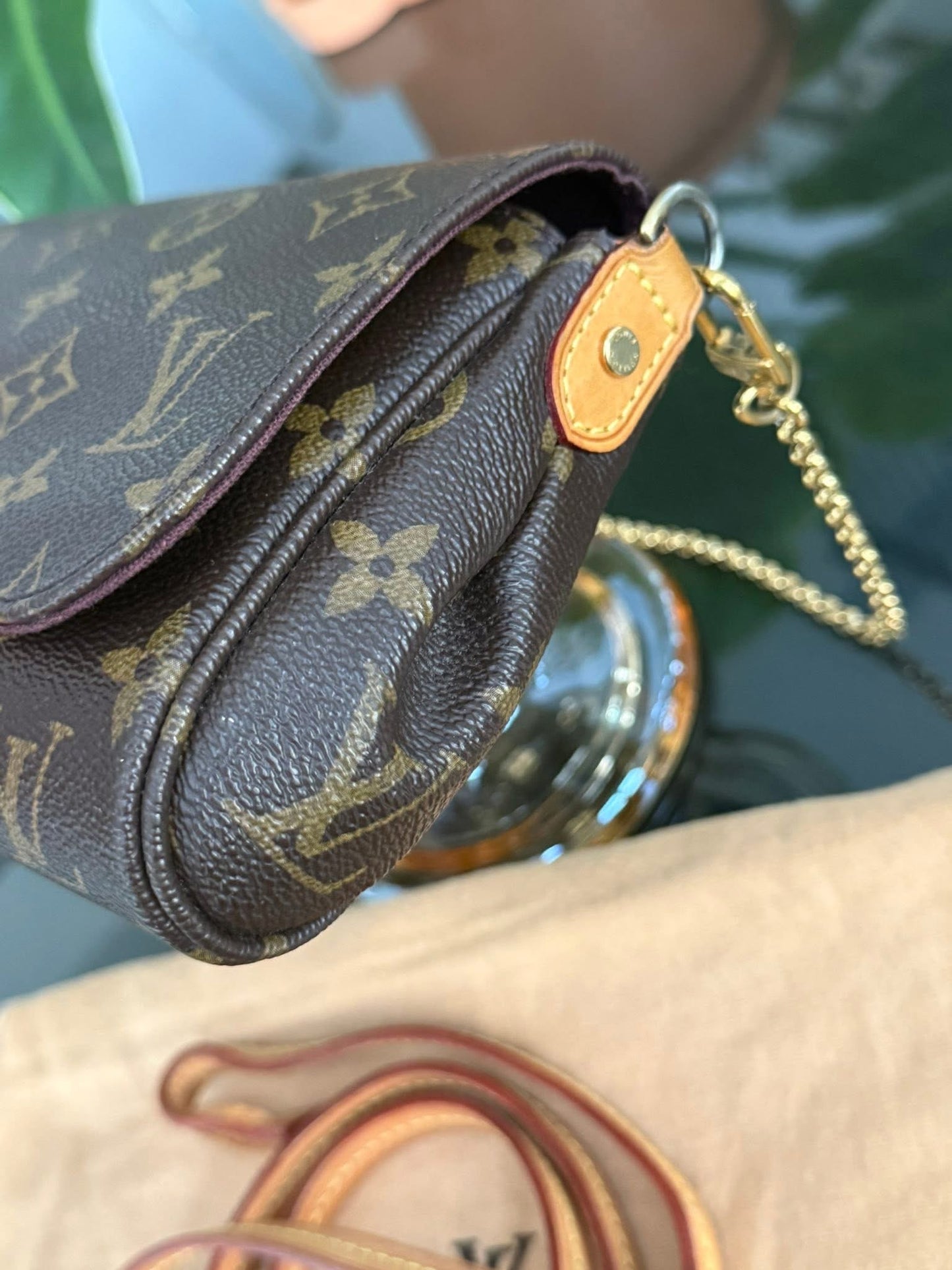 Favorite PM in Monogram with Original Strap, Dustbag, Box and Paper Bag 🗓️ Year: 2014