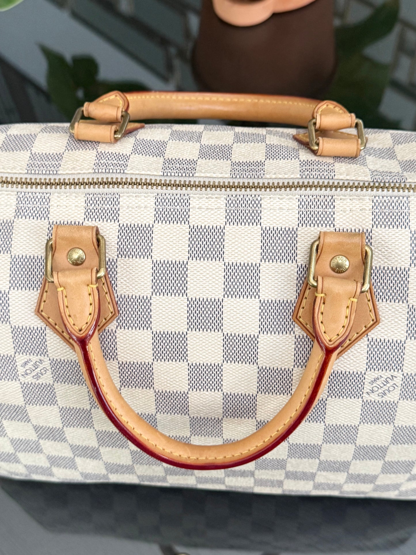 Speedy 30 Azur with lock 🔐 key, Dustbag, insert organizer and twilly 🗓️ Year: 2011
