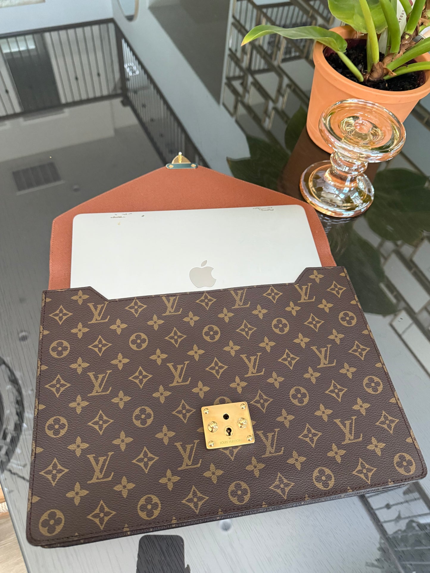 Monogram Porte Document Senateur Bag 🗓️ Year: 1990