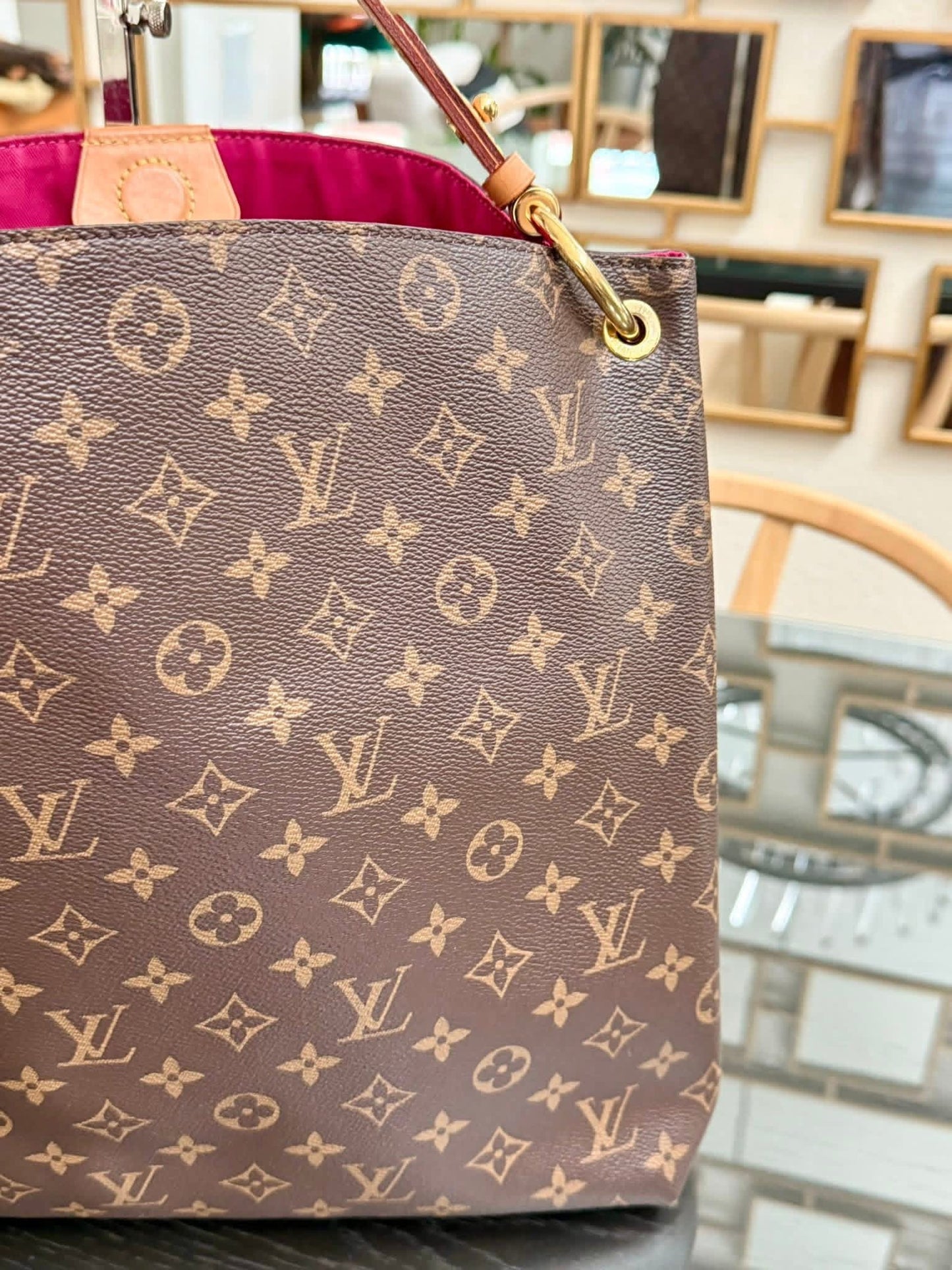 Graceful MM Monogram in Peony with Dustbag and Insert Organizer 📅 Year: 2019