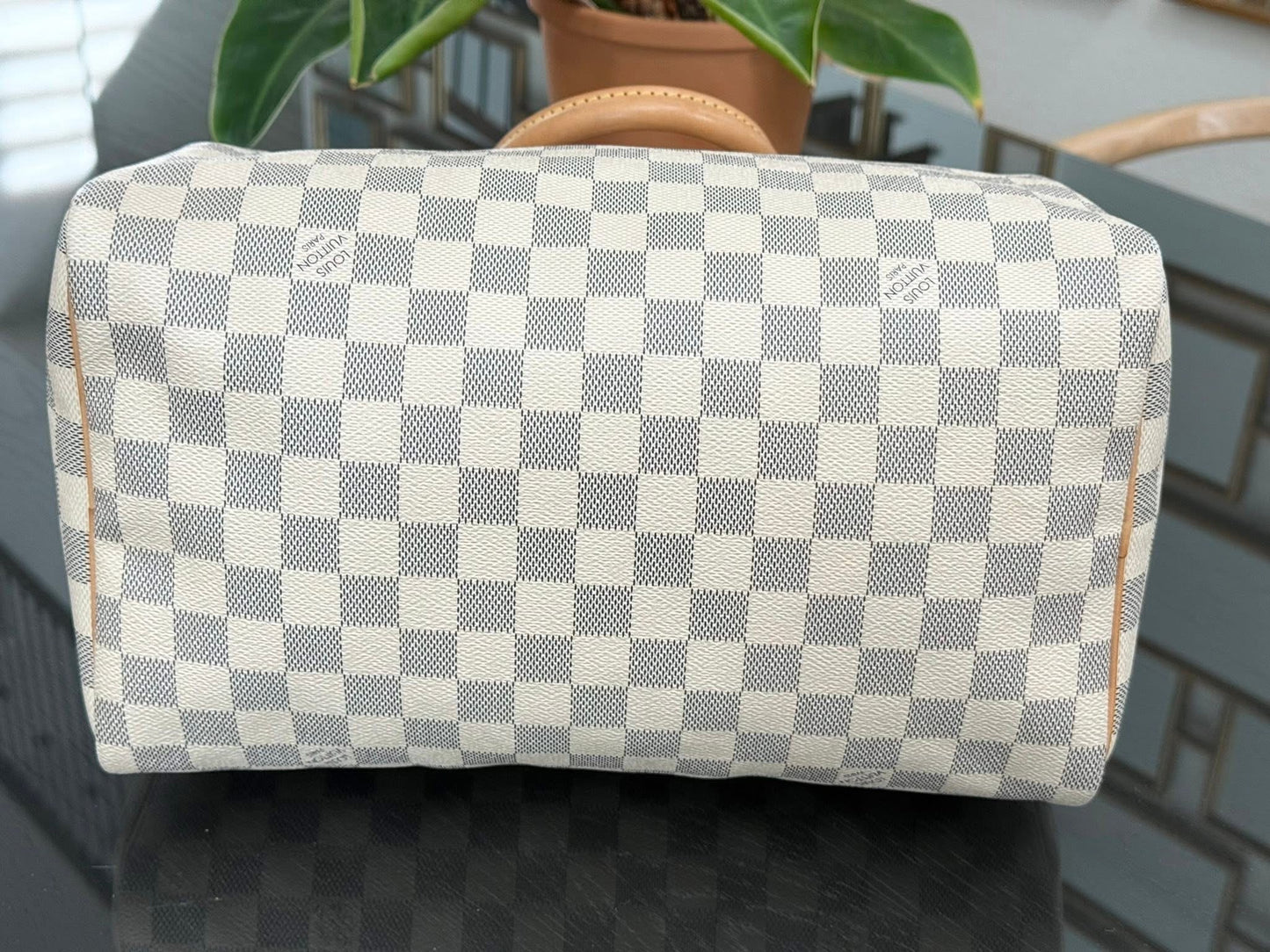 Speedy 30 in Damier Azur with lock 🔐 key, Dustbag and Insert Organizer -🗓️ Year 2012