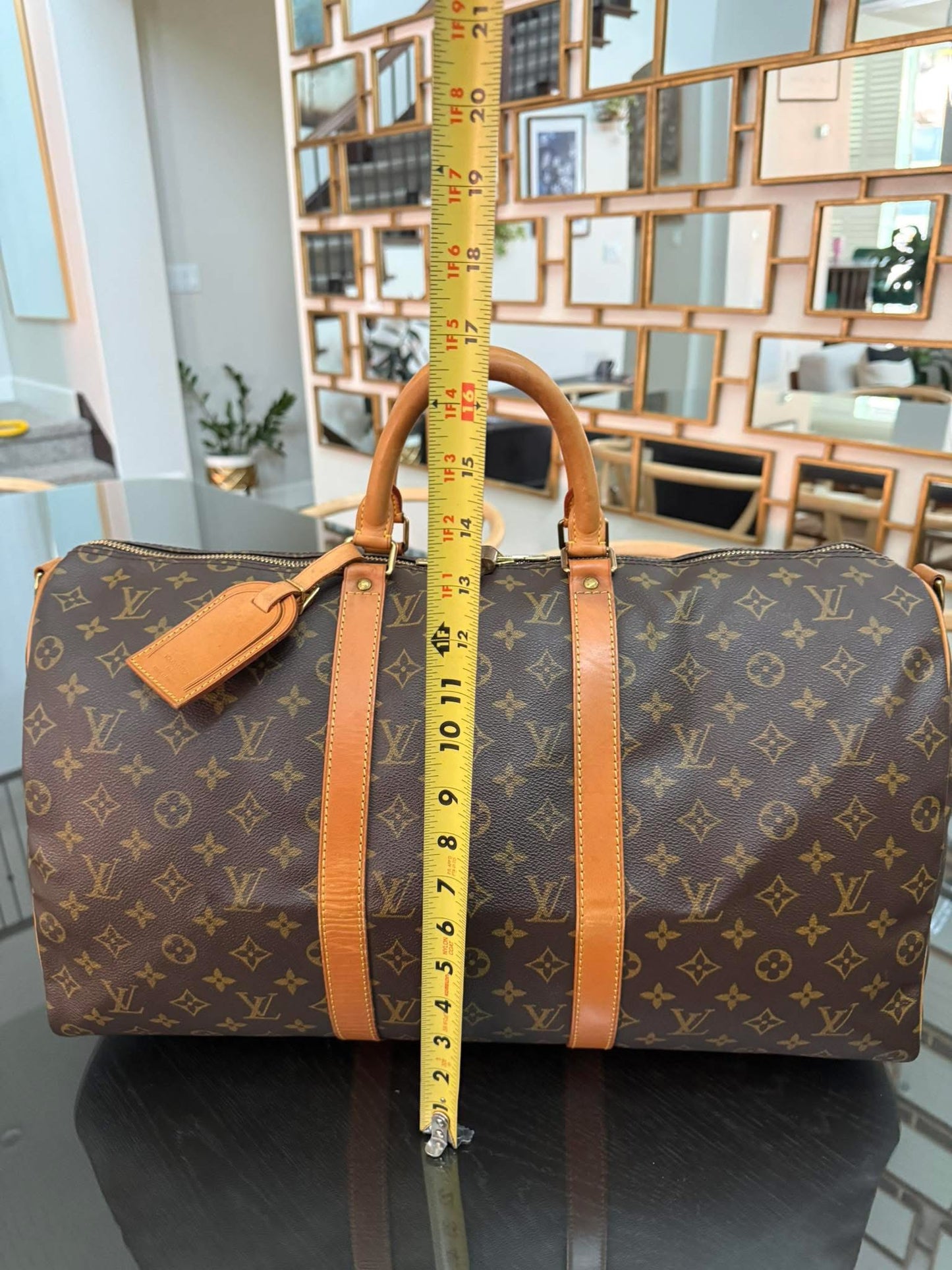 Keepall 50 Bandoulier with Original Strap, 🔐 Lock, Key , Poignet and Luggage Tag 📅 Year: 1993