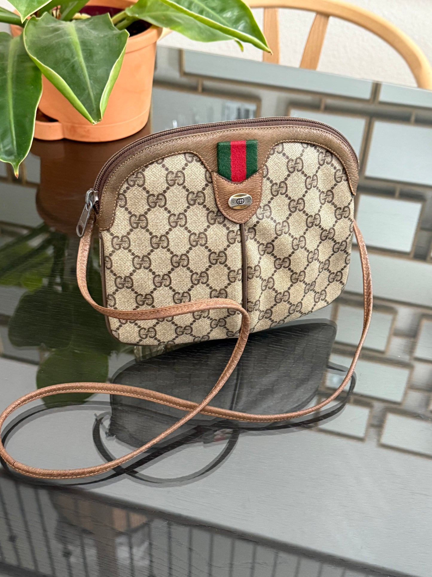 GUCCI GG Vintage Sherryline Crossbody bag-🗓️