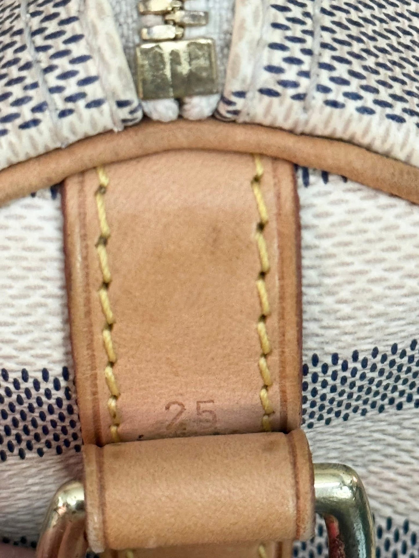 Speedy 25 Bandoulier in Azur with Original Strap, Dustbag and Insert Organizer -🗓️ Year: 2013