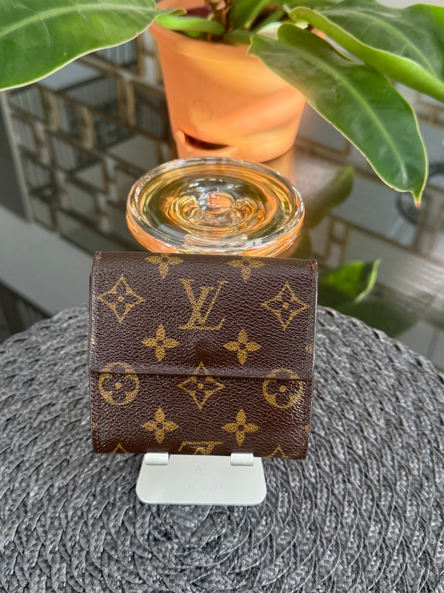 Monogram Elise Trifold Compact Wallet 🗓️ Year: 2000