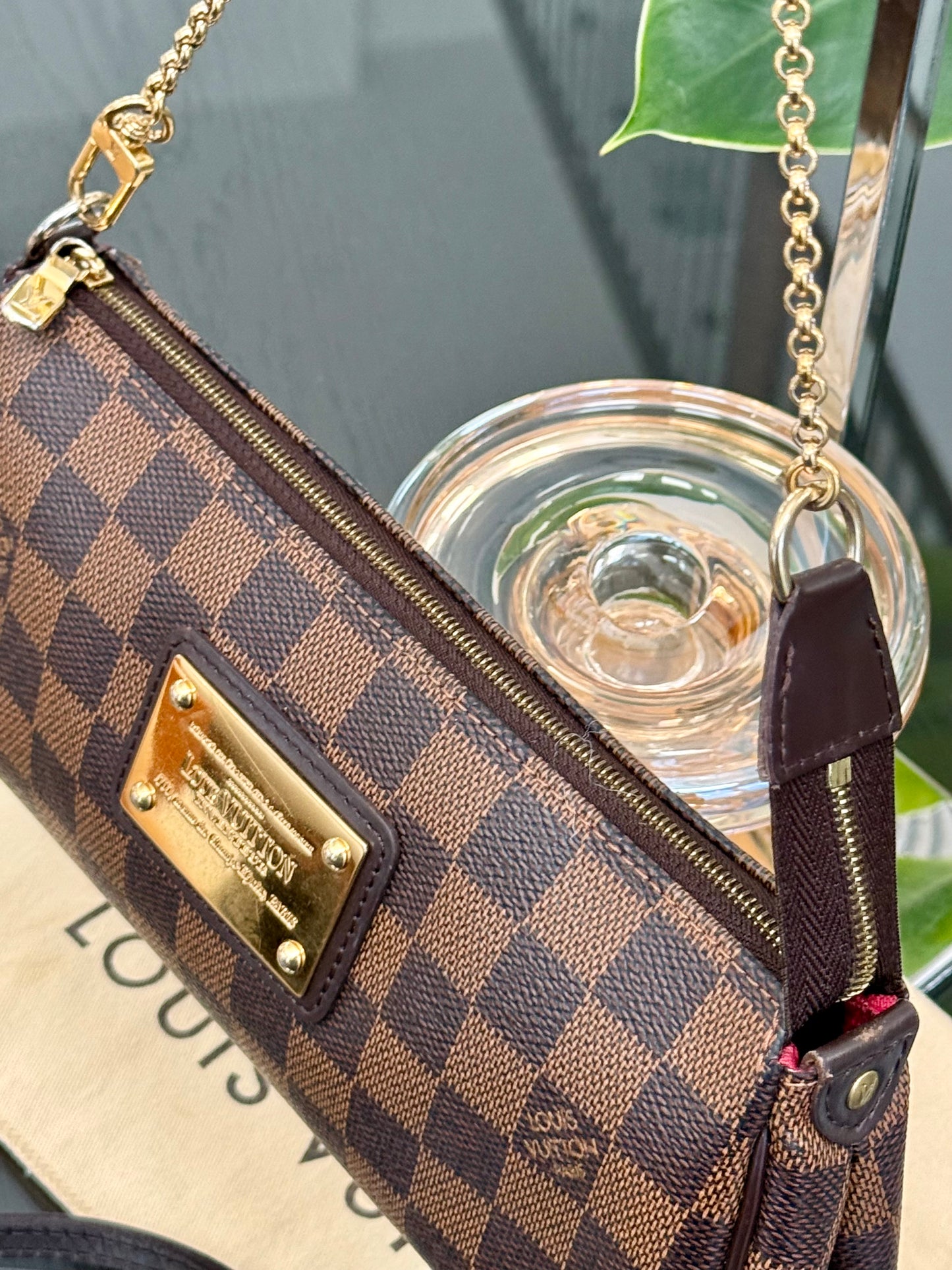 Eva Clutch in DE with Dustbag, Insert Organizer, Box and Paper bag🗓️ Year: 2010