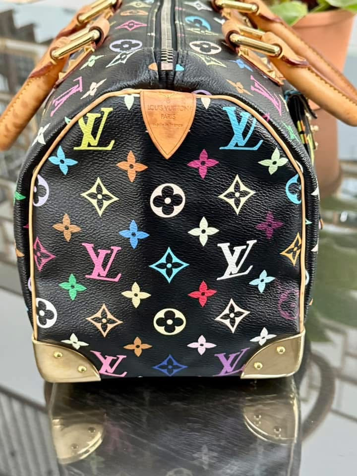 Multicolor Speedy 30 with Dustbag and generic twilly set 📅 Year: 2008