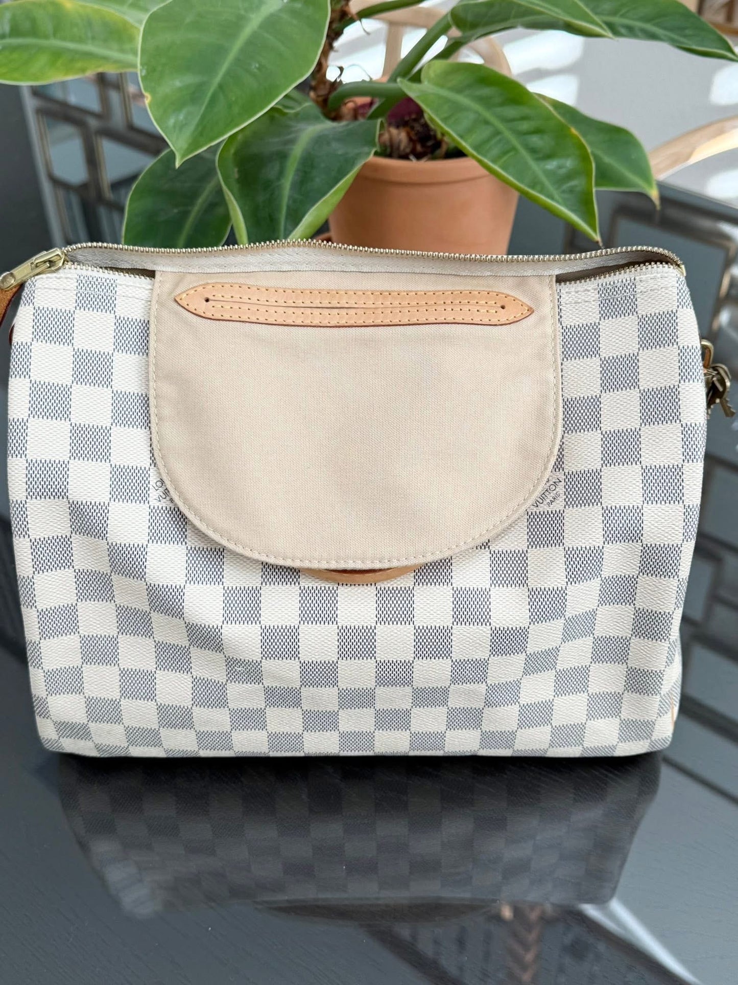Speedy 30 in Damier Azur with lock 🔐 key, Dustbag and Insert Organizer -🗓️ Year 2012