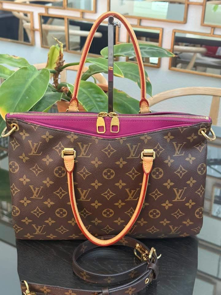 Pallas MM Purple Tote with Original Strap, Dustbag and Insert Organizer 📅 Year 2015