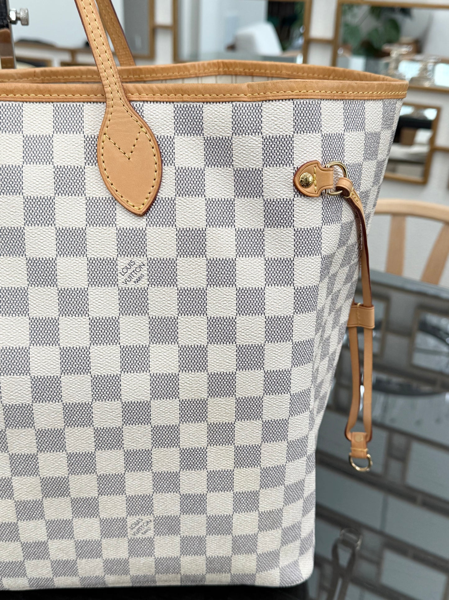 Neverfull GM Azur with Dustbag and Insert Organizer -🗓️ Year: 2012