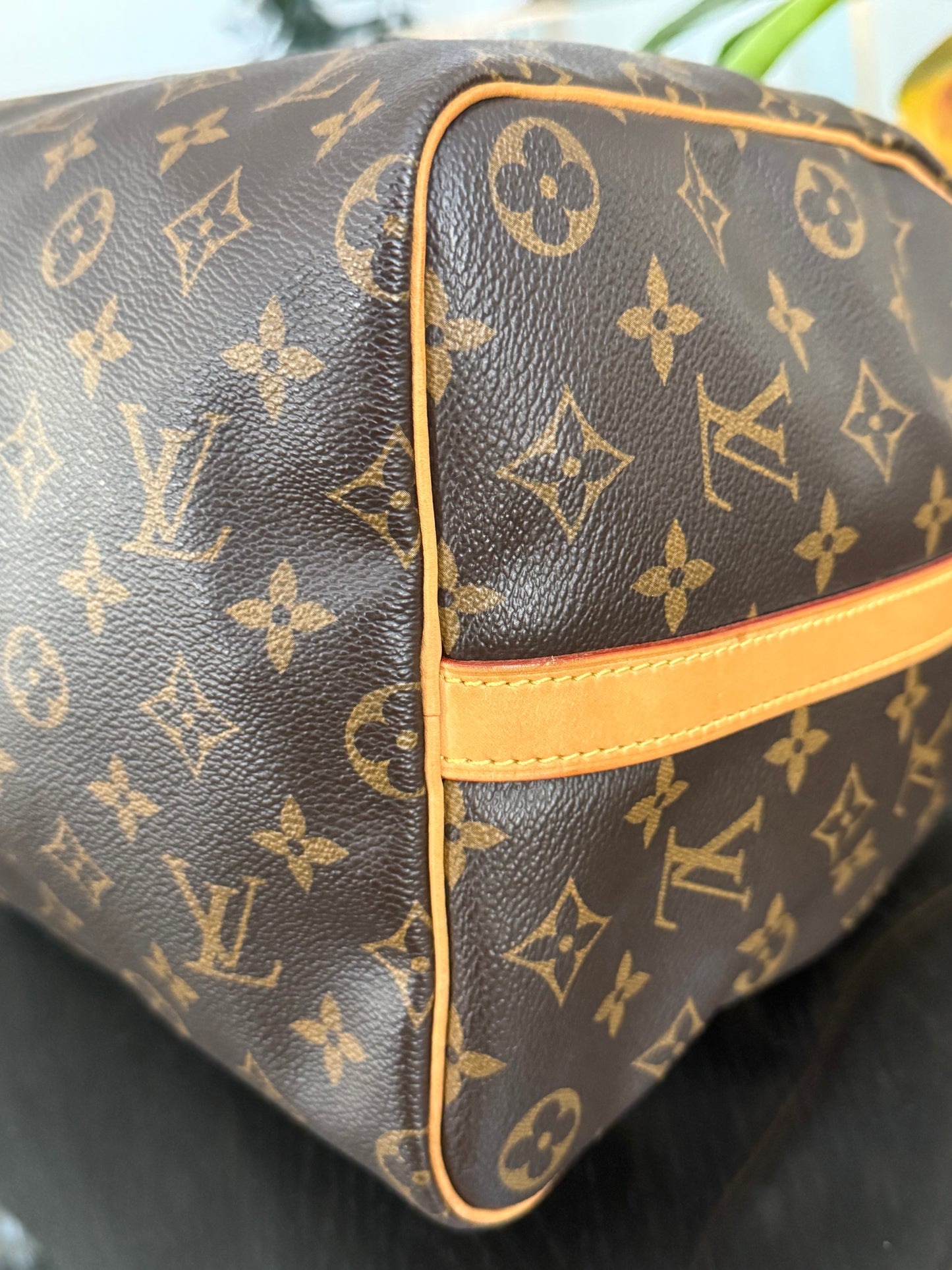 Speedy 40 Bandoulier in Monogram with Lock 🔐, Key and Dustbag 🗓️ Year: 2012