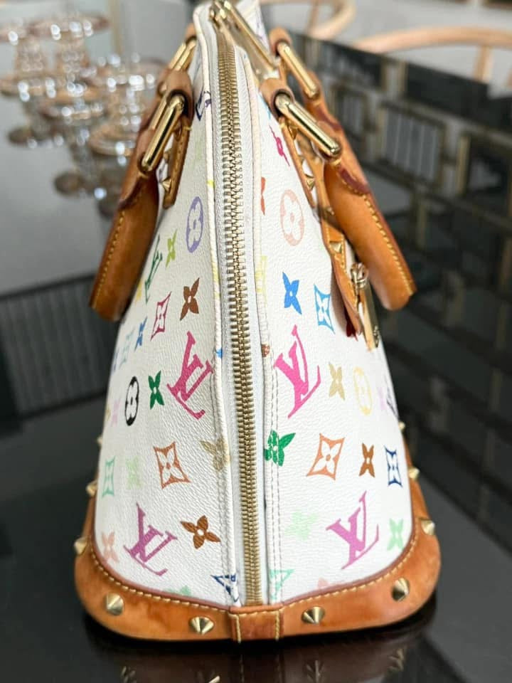 Murakami / Multicolor Alma PM with Dustbag , Insert organizer and Twilly 📅 Year: 2004