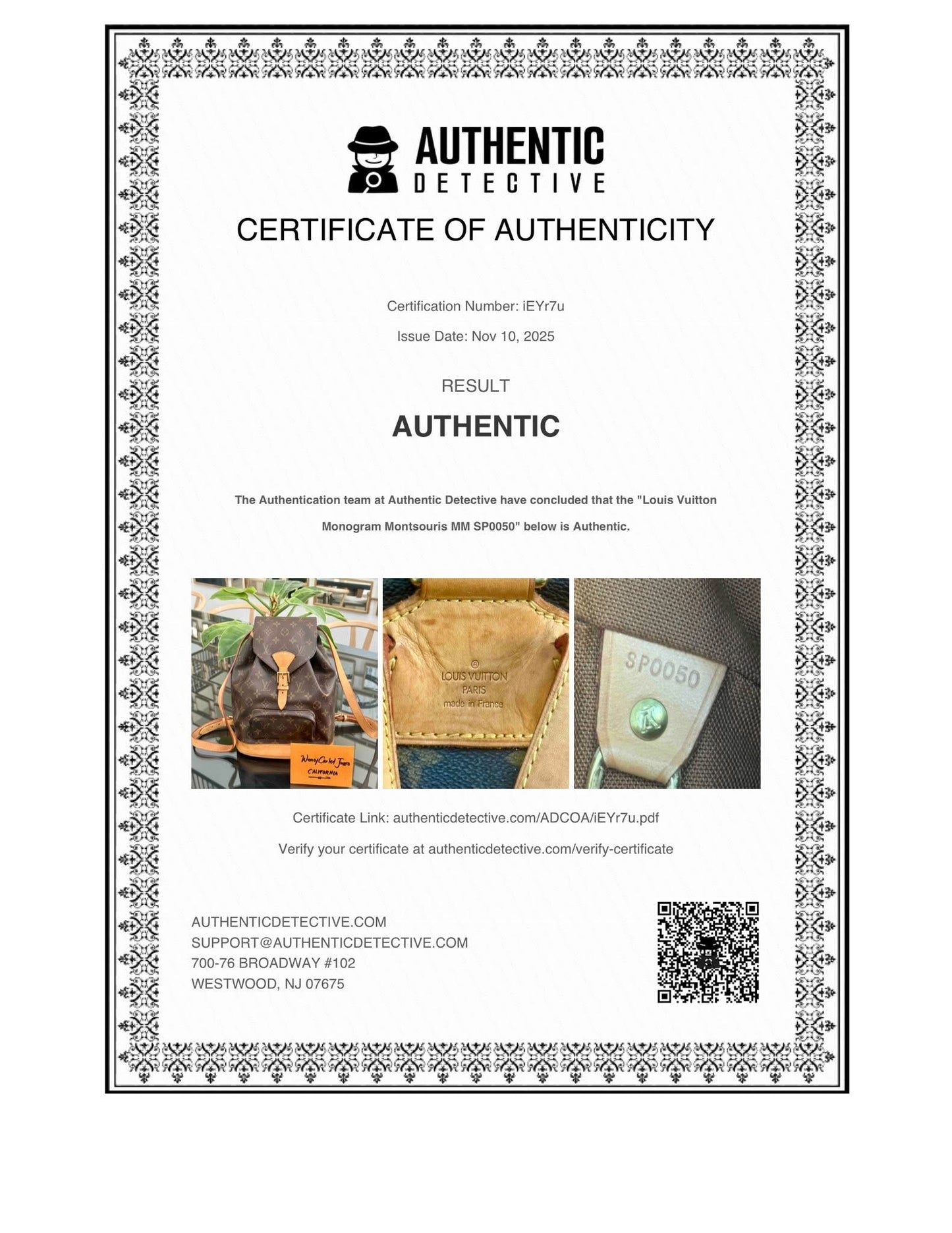 Montsouris MM - 🗓️ Year: 2000