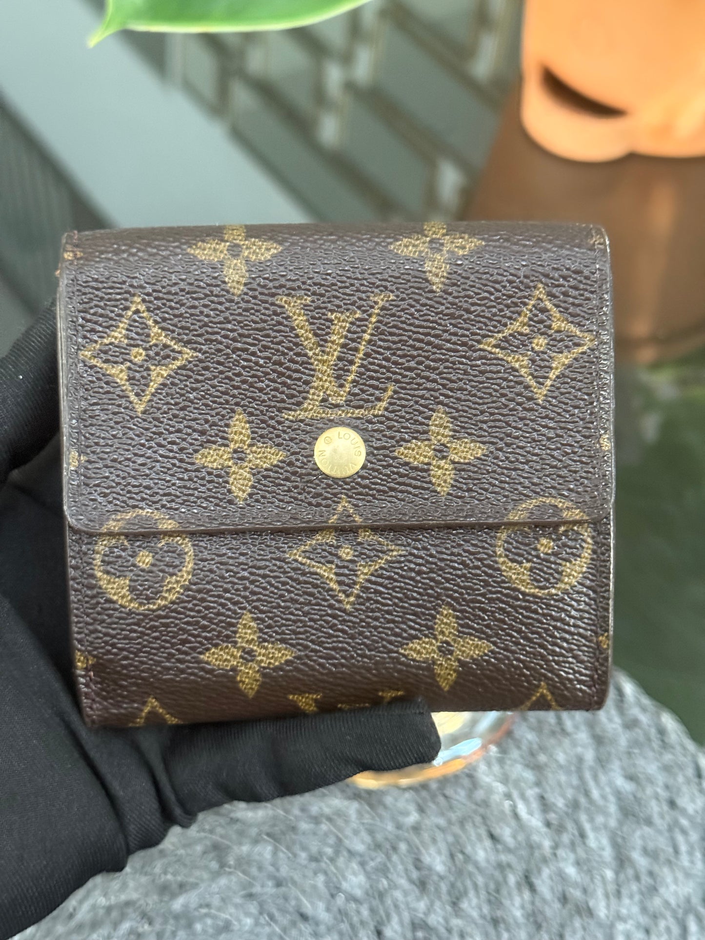 Monogram Elise Trifold Compact Wallet 🗓️ Year: 2000