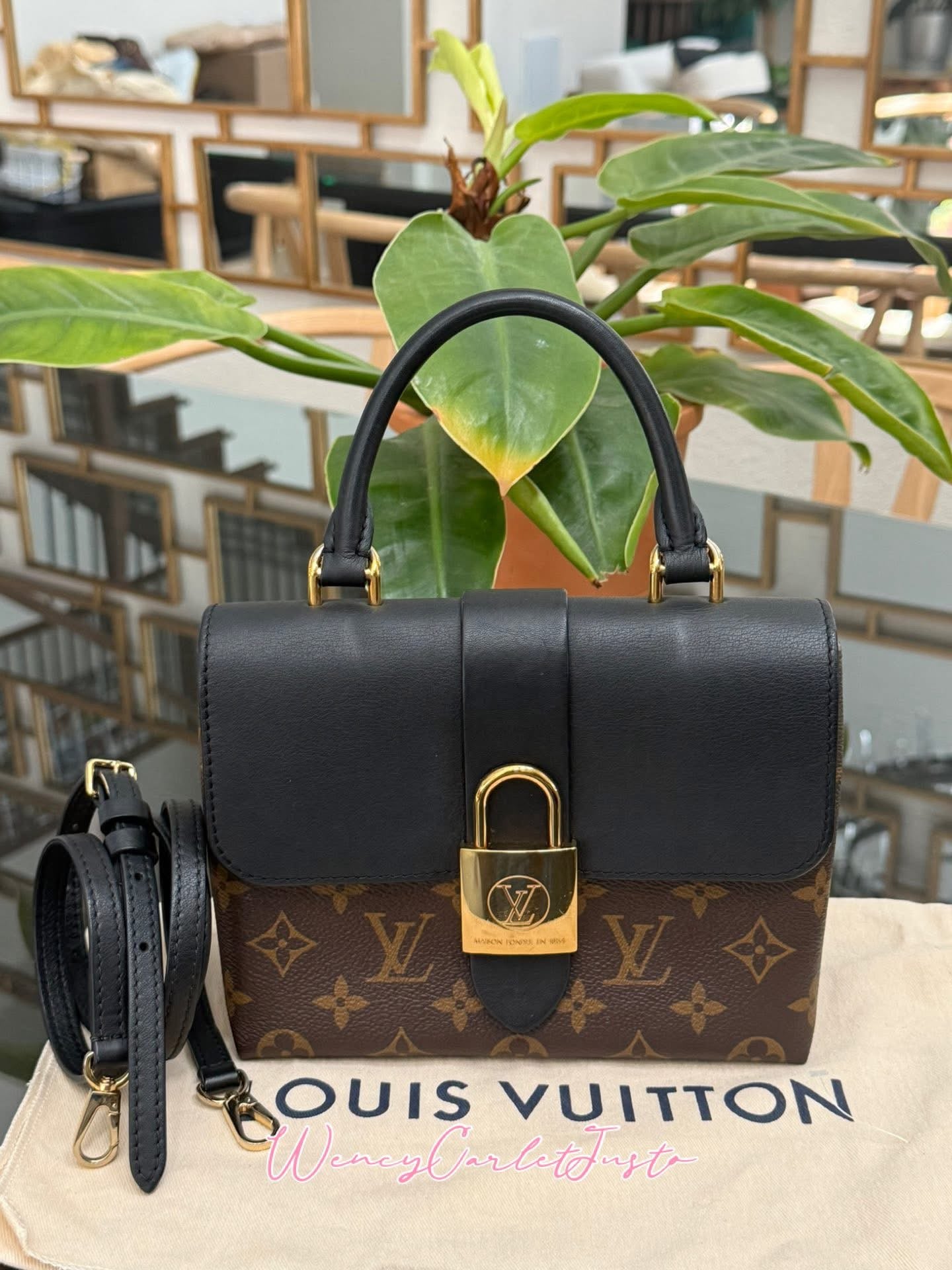 Locky BB Monogram Noir with Original Strap, Dustbag, Box and Paper bag - 📅 Year: 2010