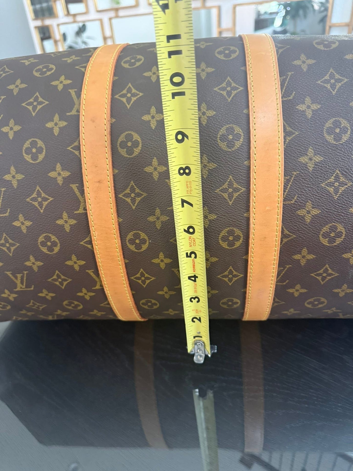 Keepall 55 Bandoulier with Original Strap, Luggage tag and Poignet 🗓️ Year: 1996