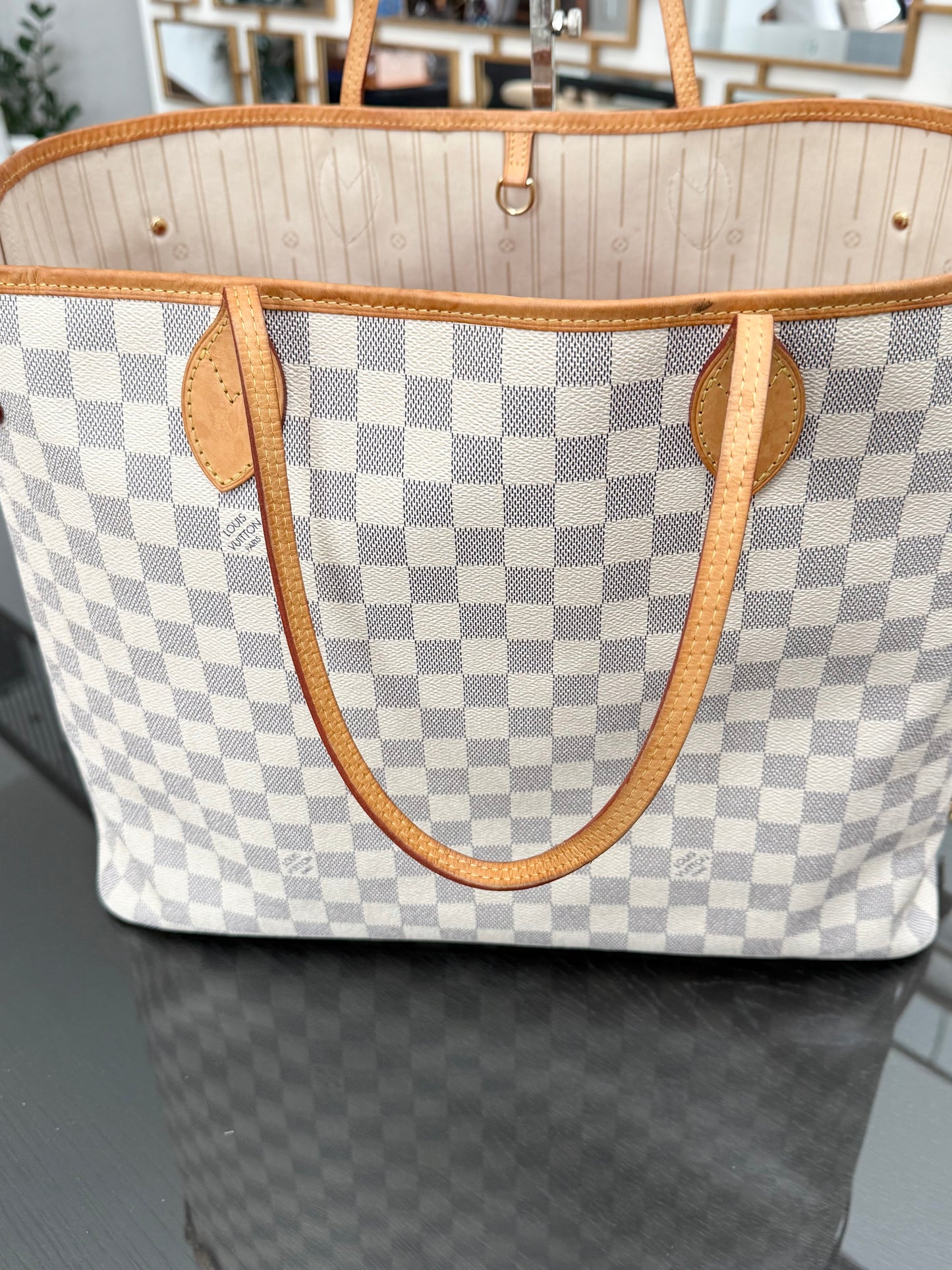 Neverfull GM in Azur with Dustbag Insert Organizer 🗓️ Year: 2011