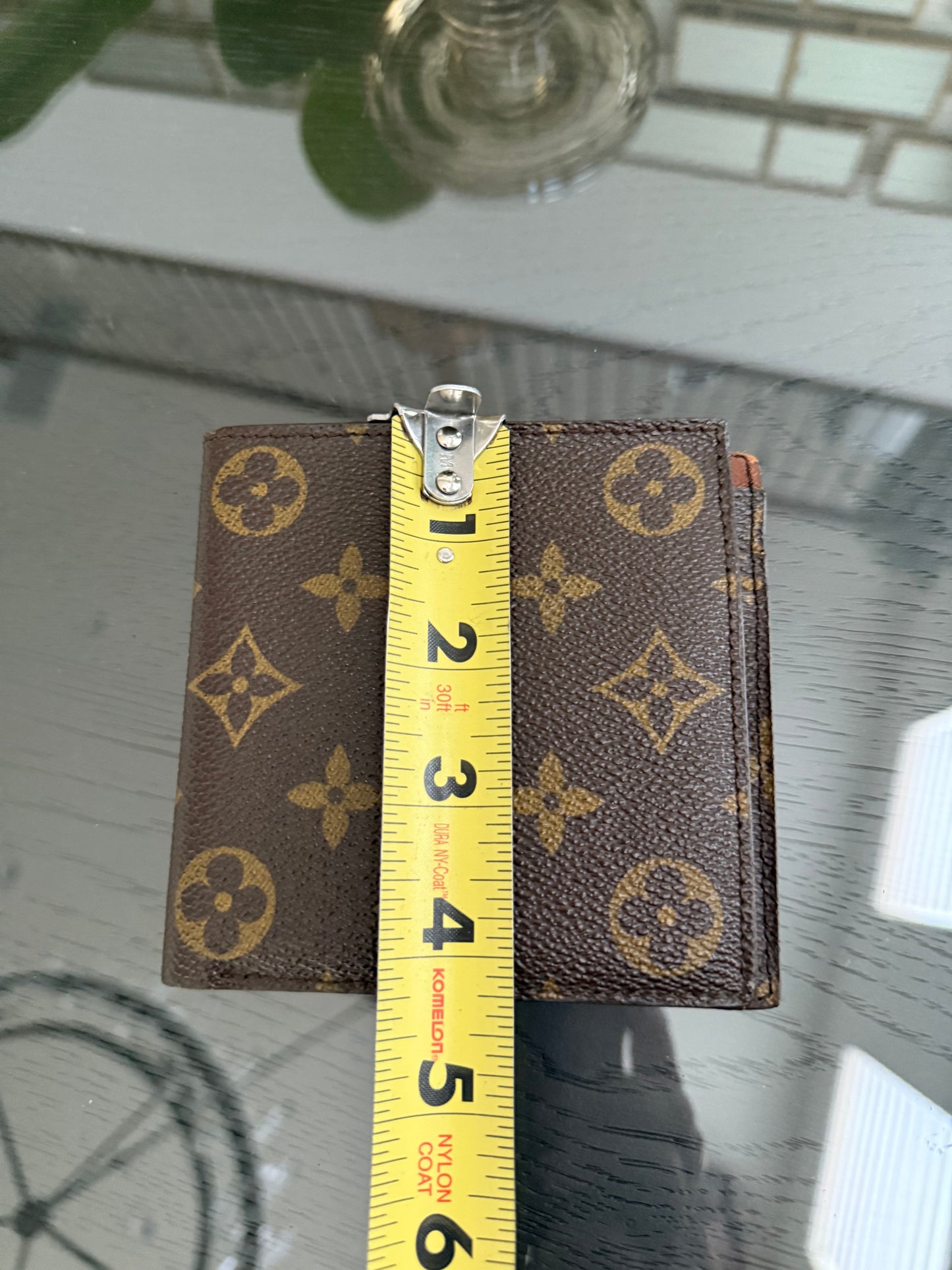 Vintage Monogram Mens Bifold Wallet 🗓️ Year: Pre Date