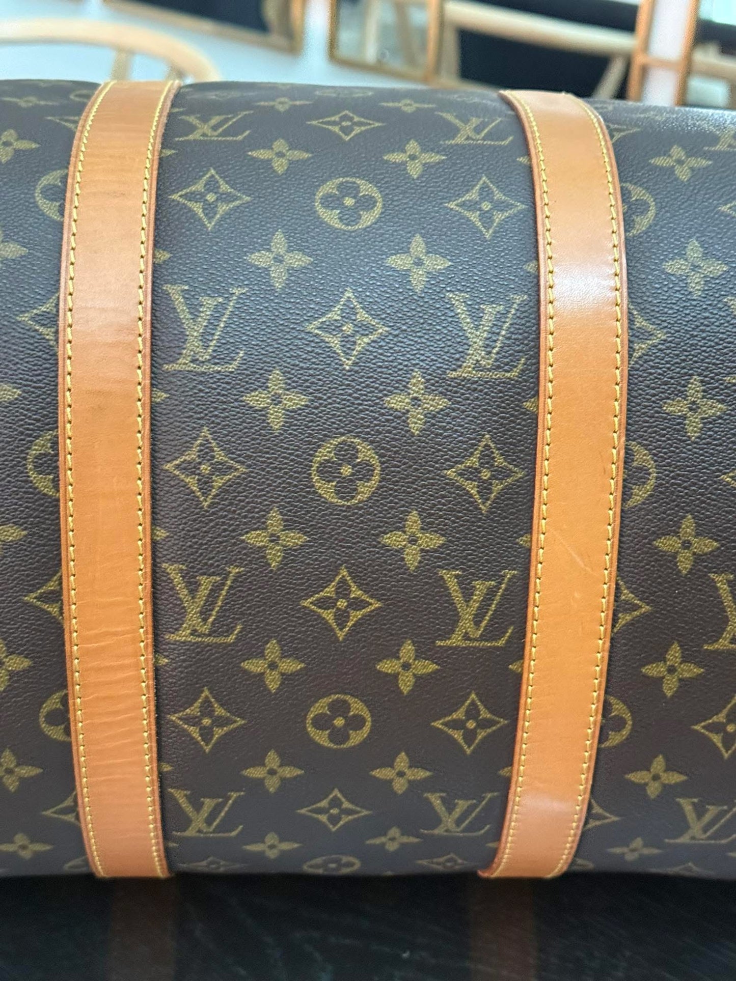 Keepall 50 Bandoulier with Original Strap, 🔐 Lock, Key , Poignet and Luggage Tag 📅 Year: 1993