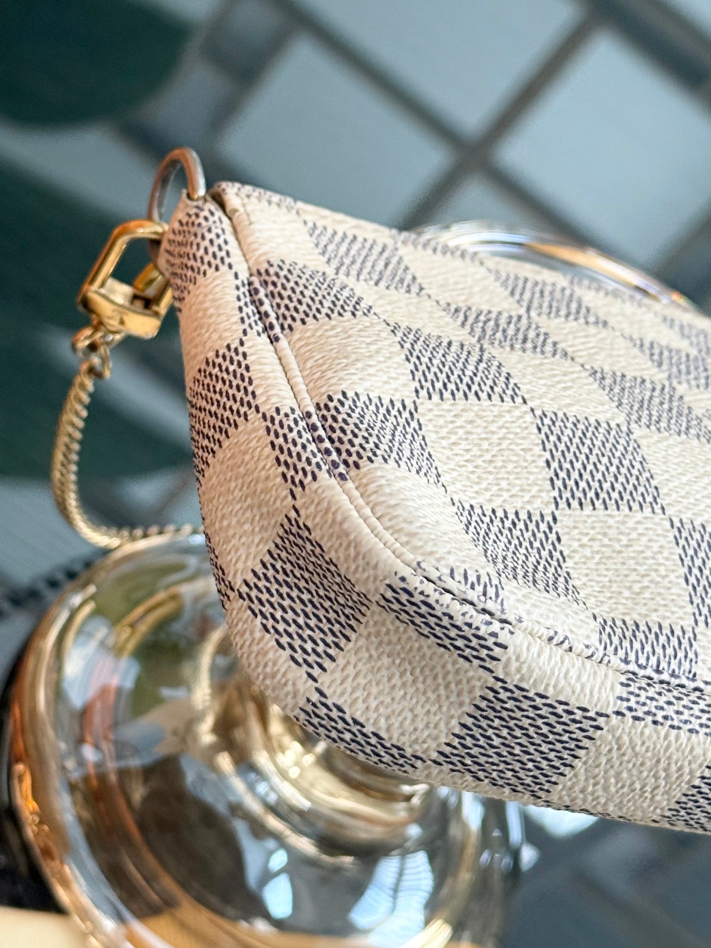 Mini Pochette Accessories Azur with Dustbag and Paper bag -🗓️ Year: 2016