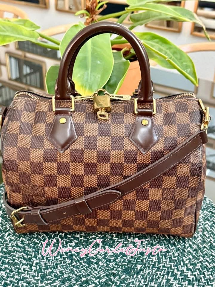 Speedy 25 Bandoulier in DE with Original Strap, Lock 🔐 , Key 🔑 and Dustbag 🗓️ Year: 2017