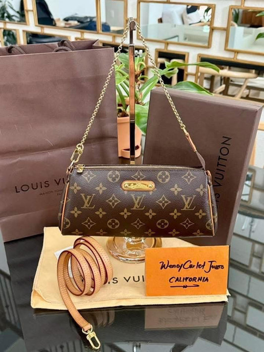 Eva Clutch in Monogram with Dustbag, Box and Paper bag 🗓️ Year: 2014