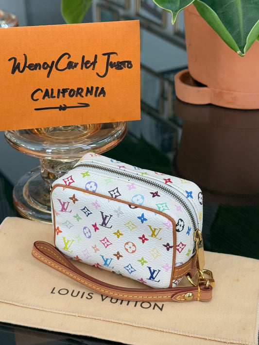 Multicolor Wapity Wristlet with Dustbag 📅 Year: 2005
