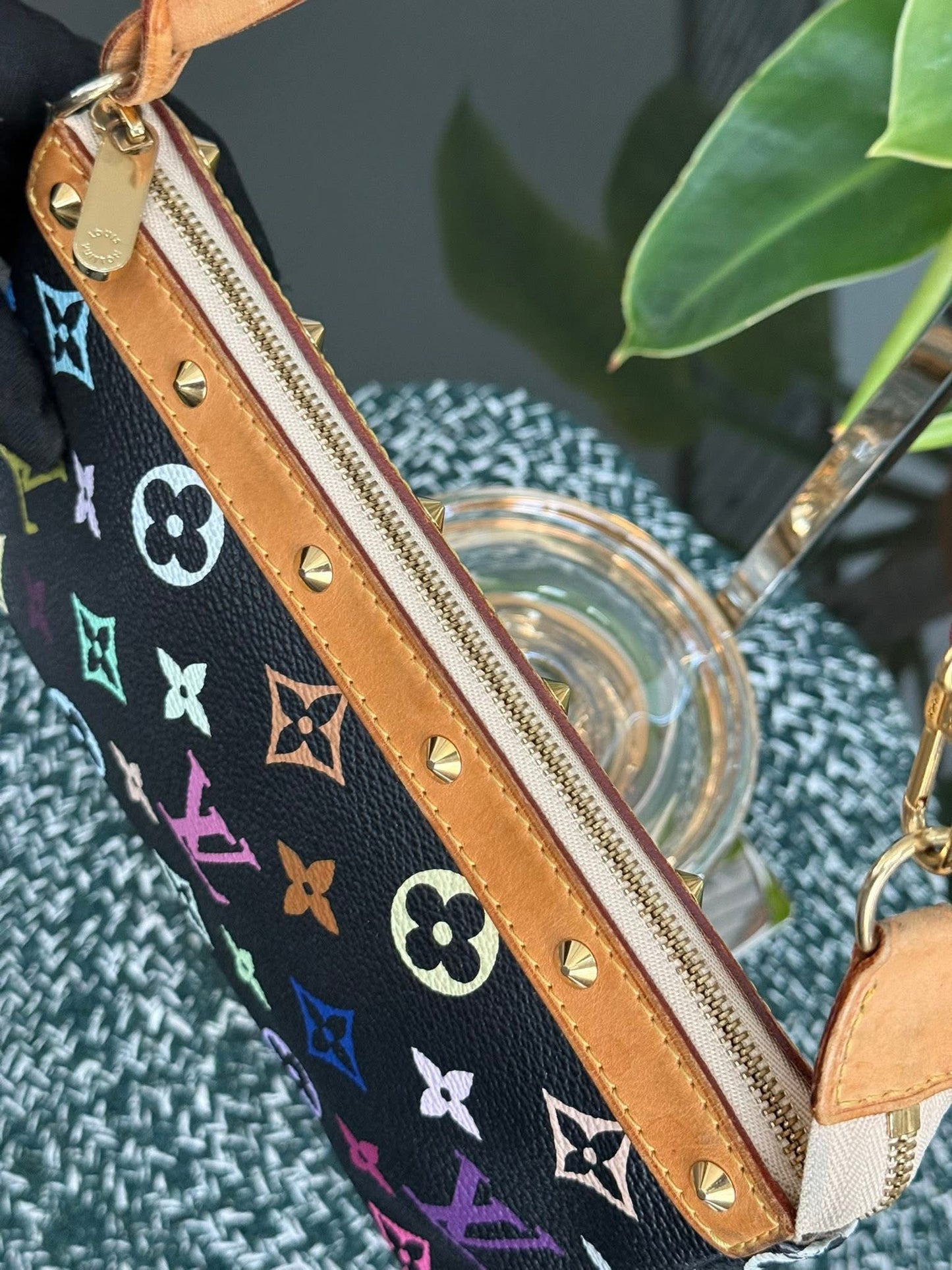 Multicolor Pochette Accessories with Dustbag and Strap 📅 Year: 2003
