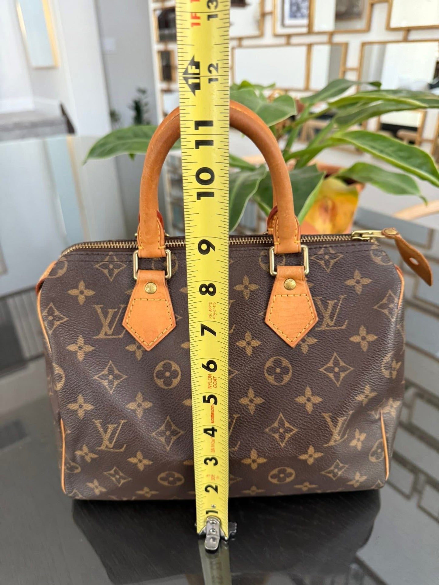 Speedy 25 in Monogram with Lock 🔐 and Key 🗓️ Year: 2005