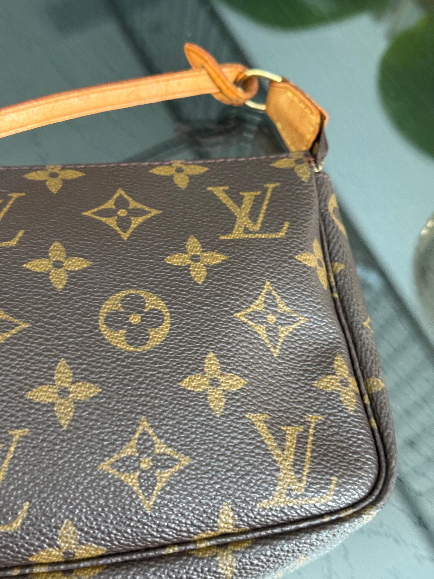 Monogram Pochette Accessories with Dustbag 📅 Year: 2000