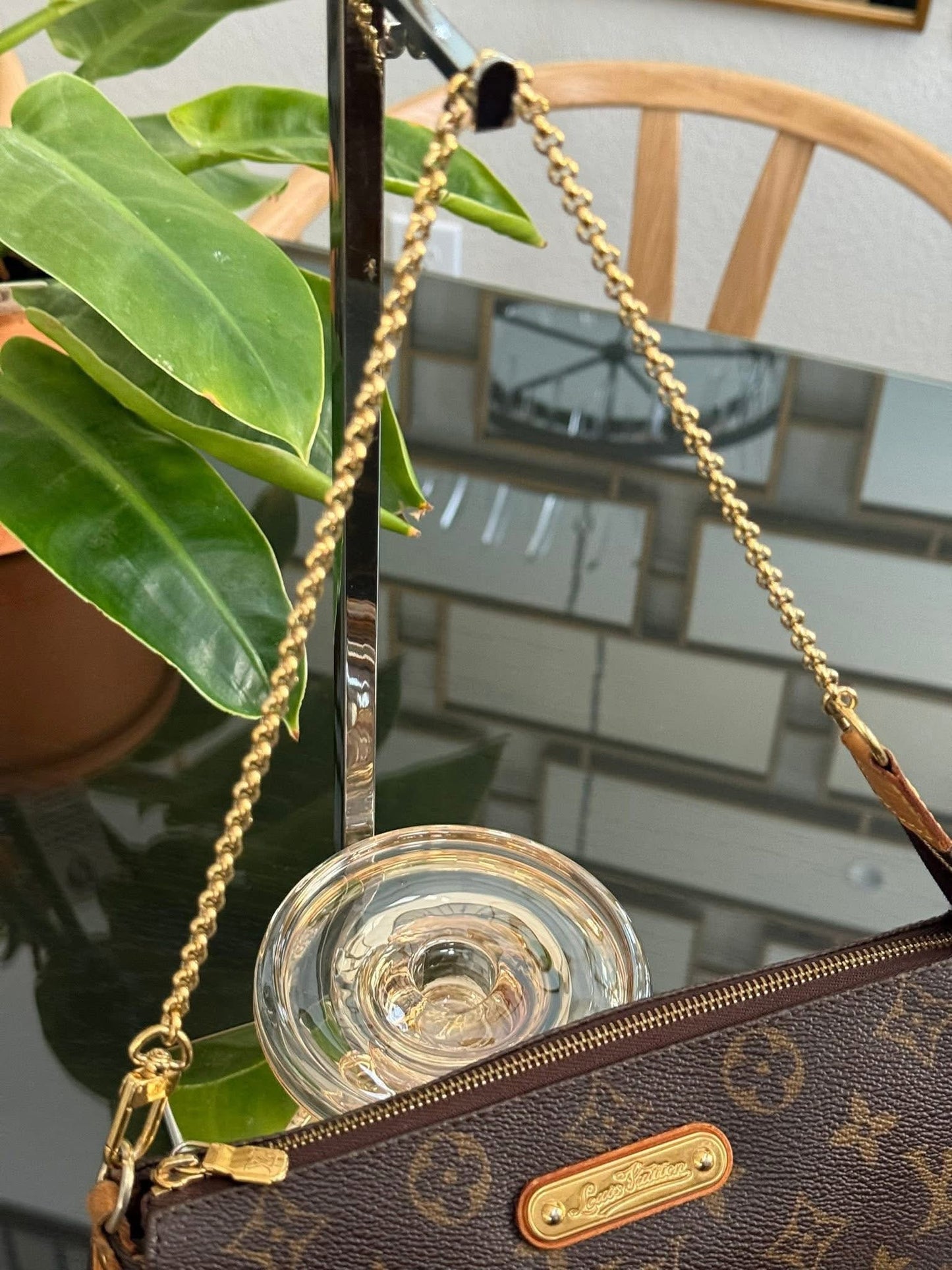 Eva Clutch in Monogram with Original Strap, Insert Organizer, Box and Paper bag 🗓️ Year: 2010