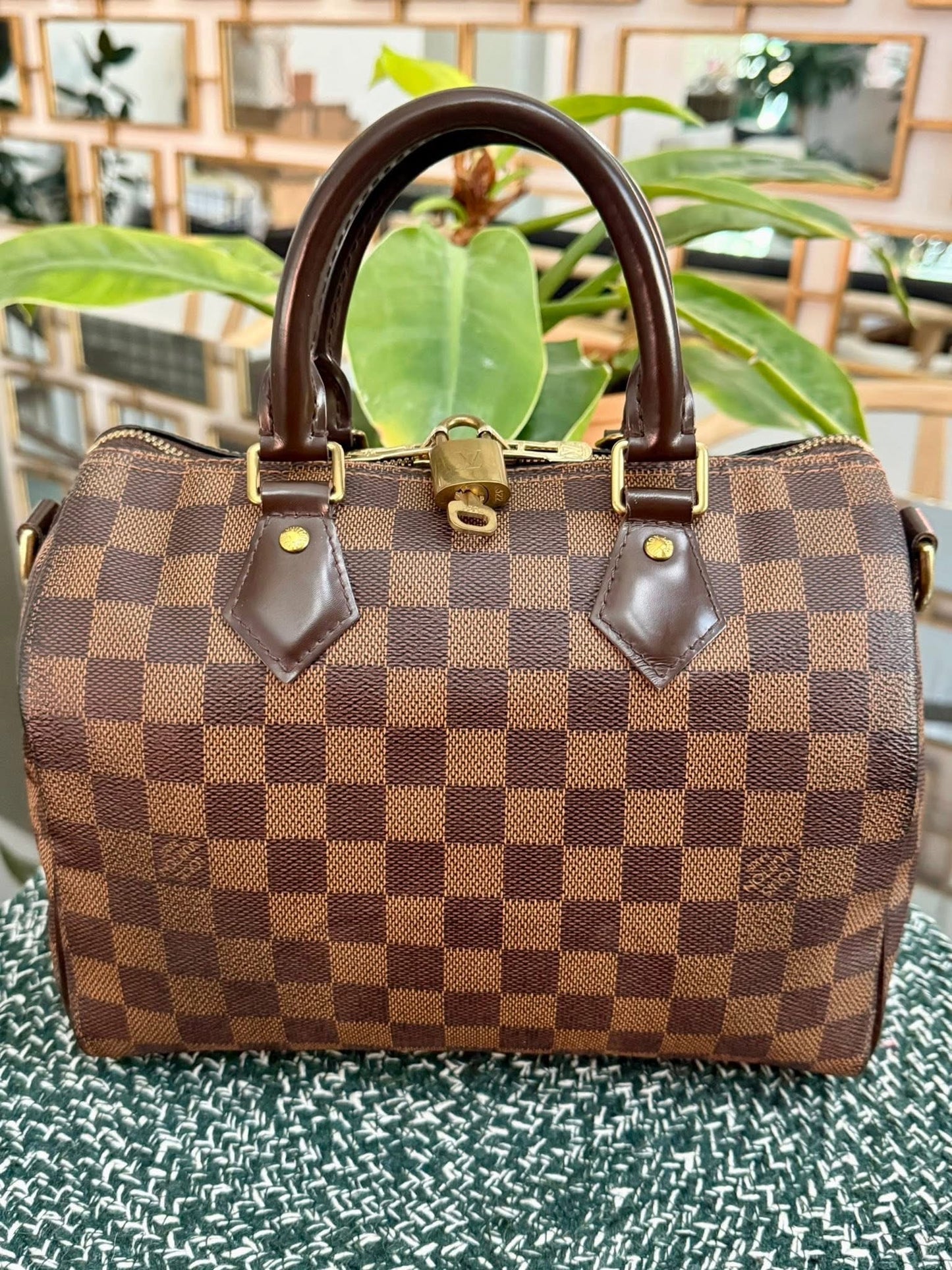 Speedy 25 Bandoulier in DE with Original Strap, Lock 🔐 , Key 🔑 and Dustbag 🗓️ Year: 2017