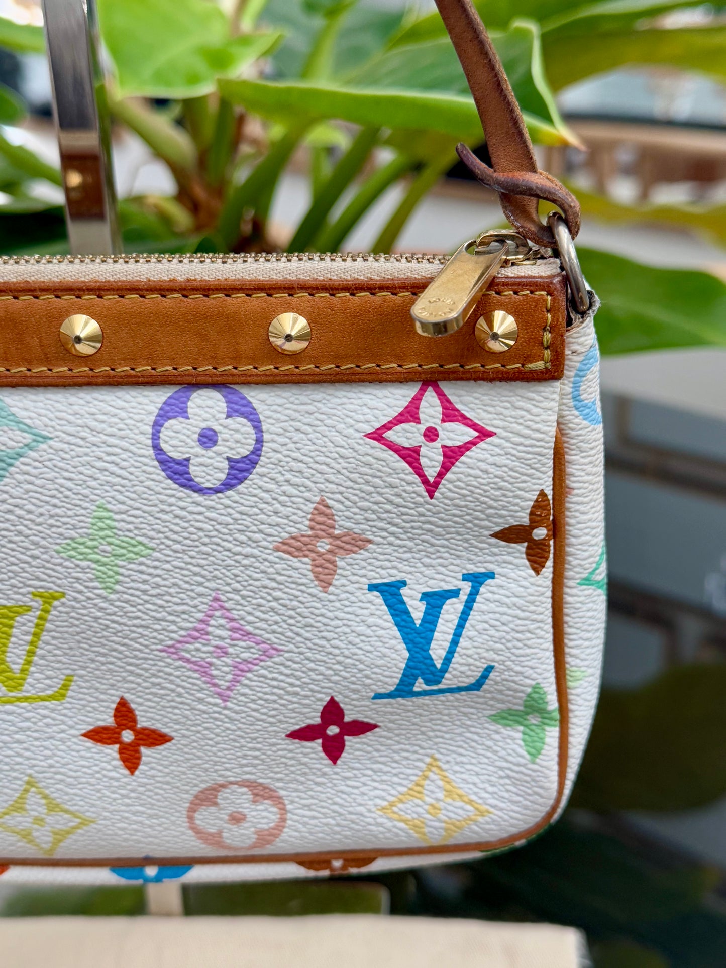 Multicolor Pochette Accessories with Dustbag and Strap 📅 Year: 2003