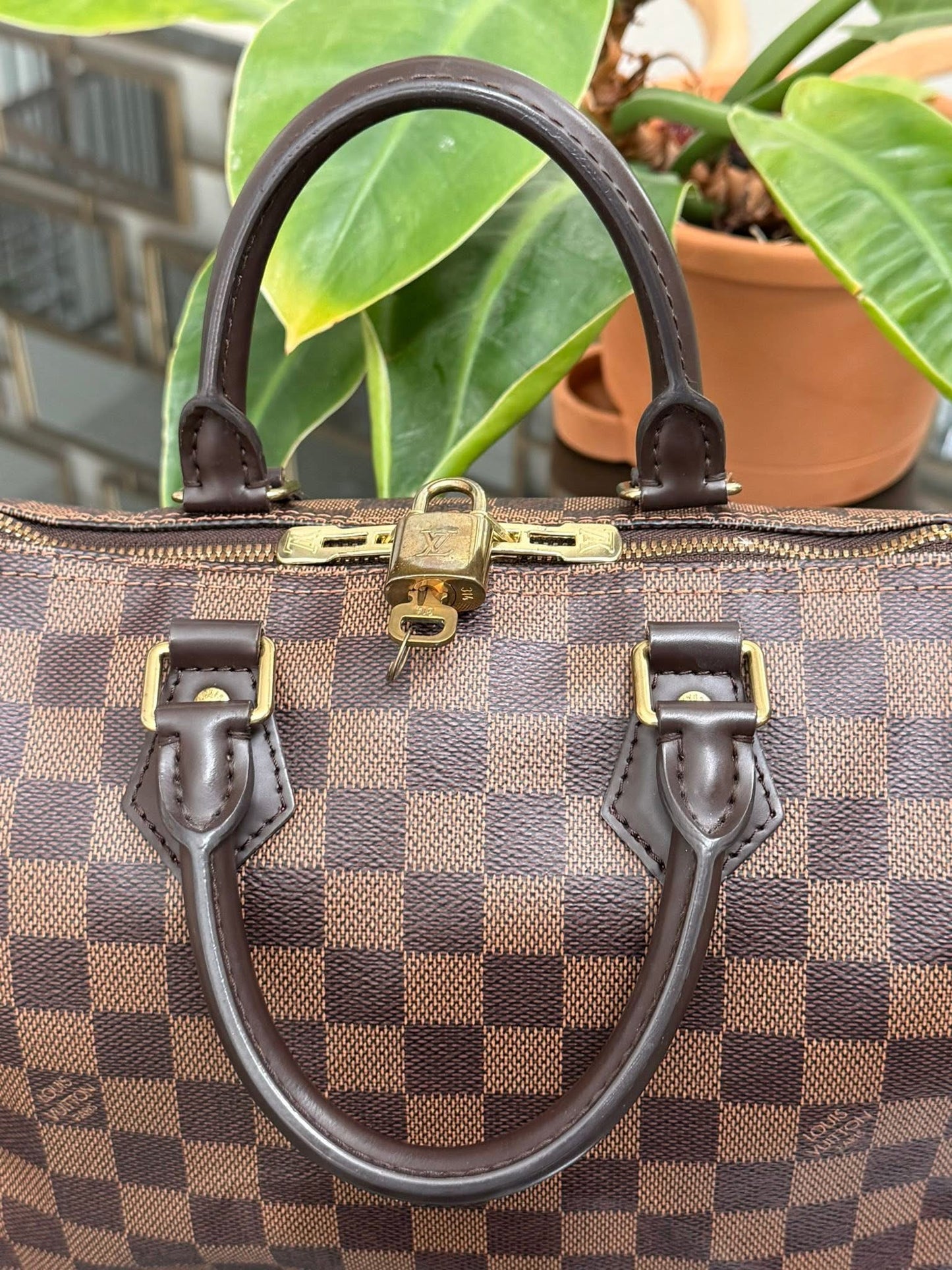 Speedy 25 Bandoulier in DE with Lock 🔐 key, Original Strap, Dustbag and Insert Organizer 🗓️ Year: 2019