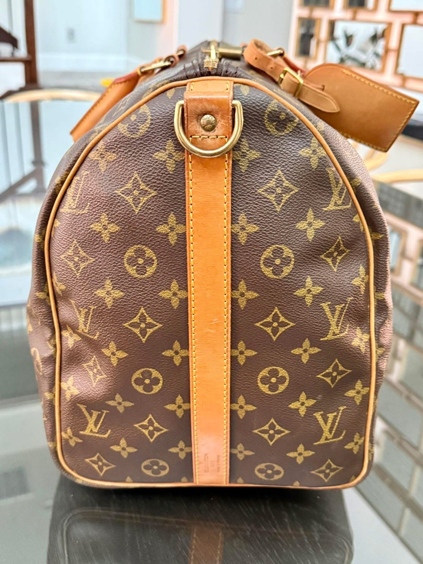Keepall 50 Bandoulier with Original Strap, 🔐 Lock, Key , Poignet and Luggage Tag 📅 Year: 1993