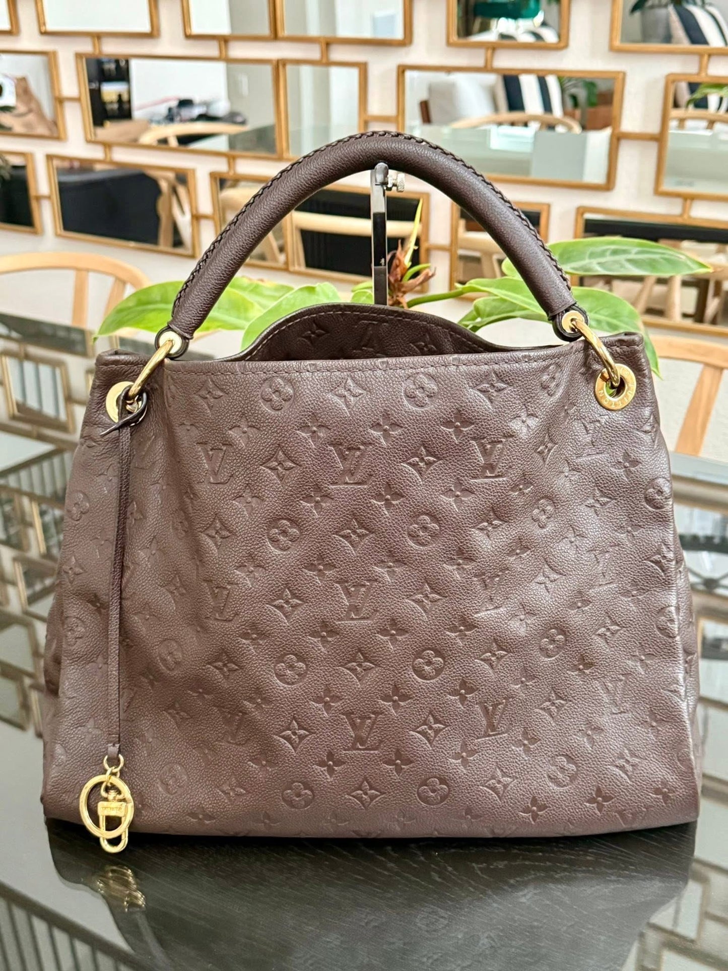 Artsy MM Empriente in Taupe Glaze with Dustbag and Insert Organizer 📅 Year: 2012