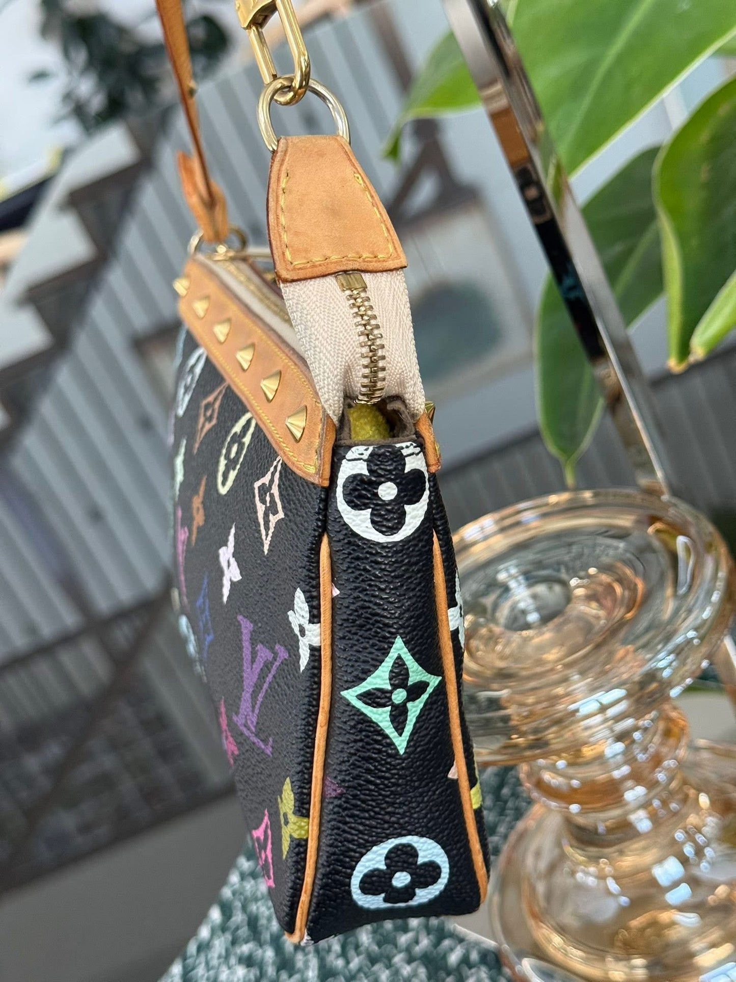 Multicolor Pochette Accessories with Dustbag and Strap 📅 Year: 2003