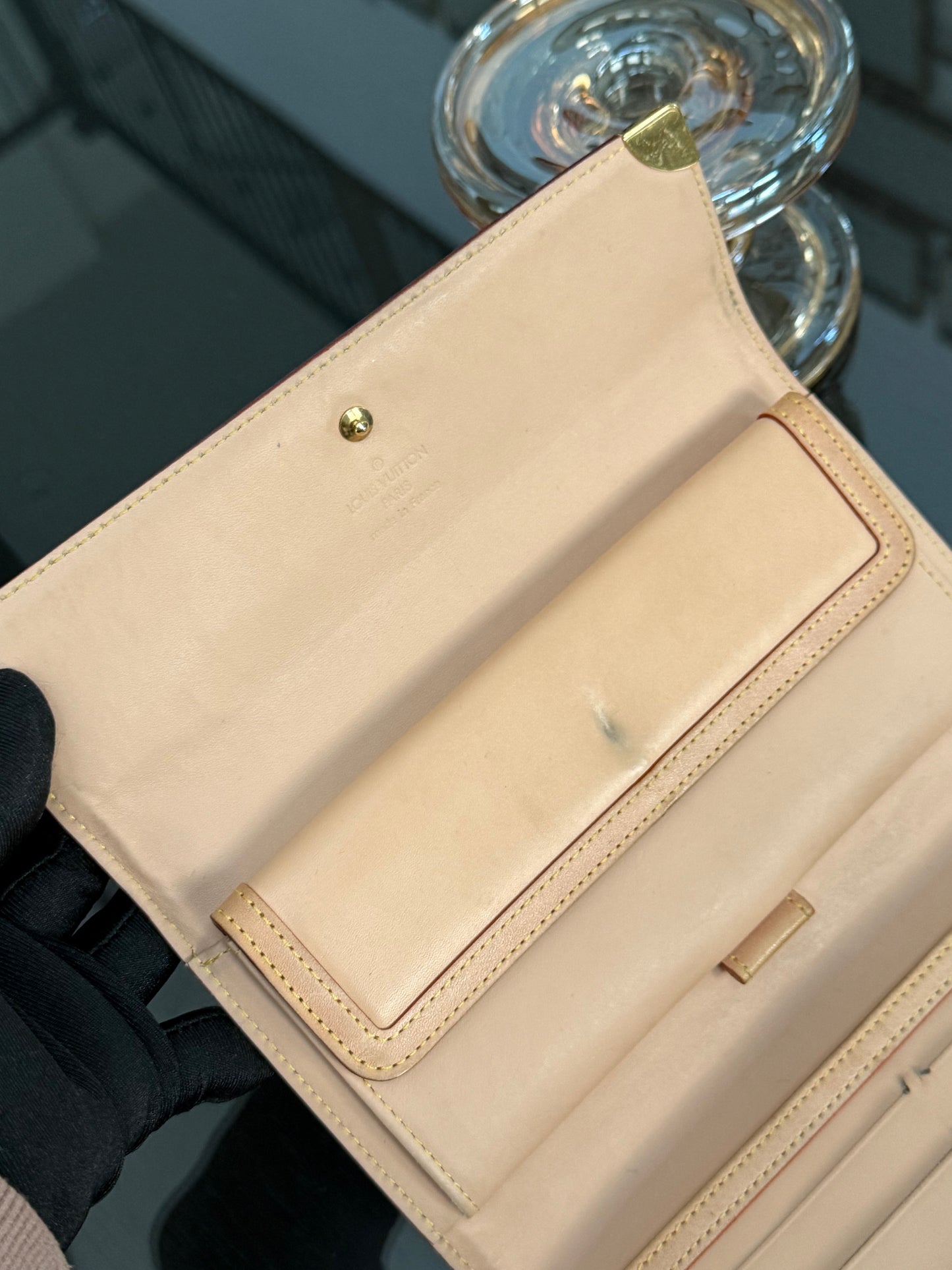 Multicolor International Wallet in White with Box , Dustbag and Paper bag Year: 2006
