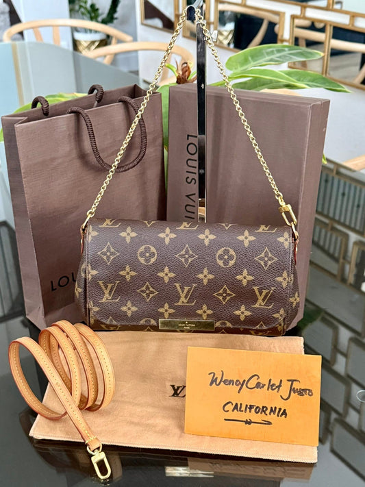 Favorite PM in Monogram with Original Strap, Dustbag, Box and Paper Bag 🗓️ Year: 2014