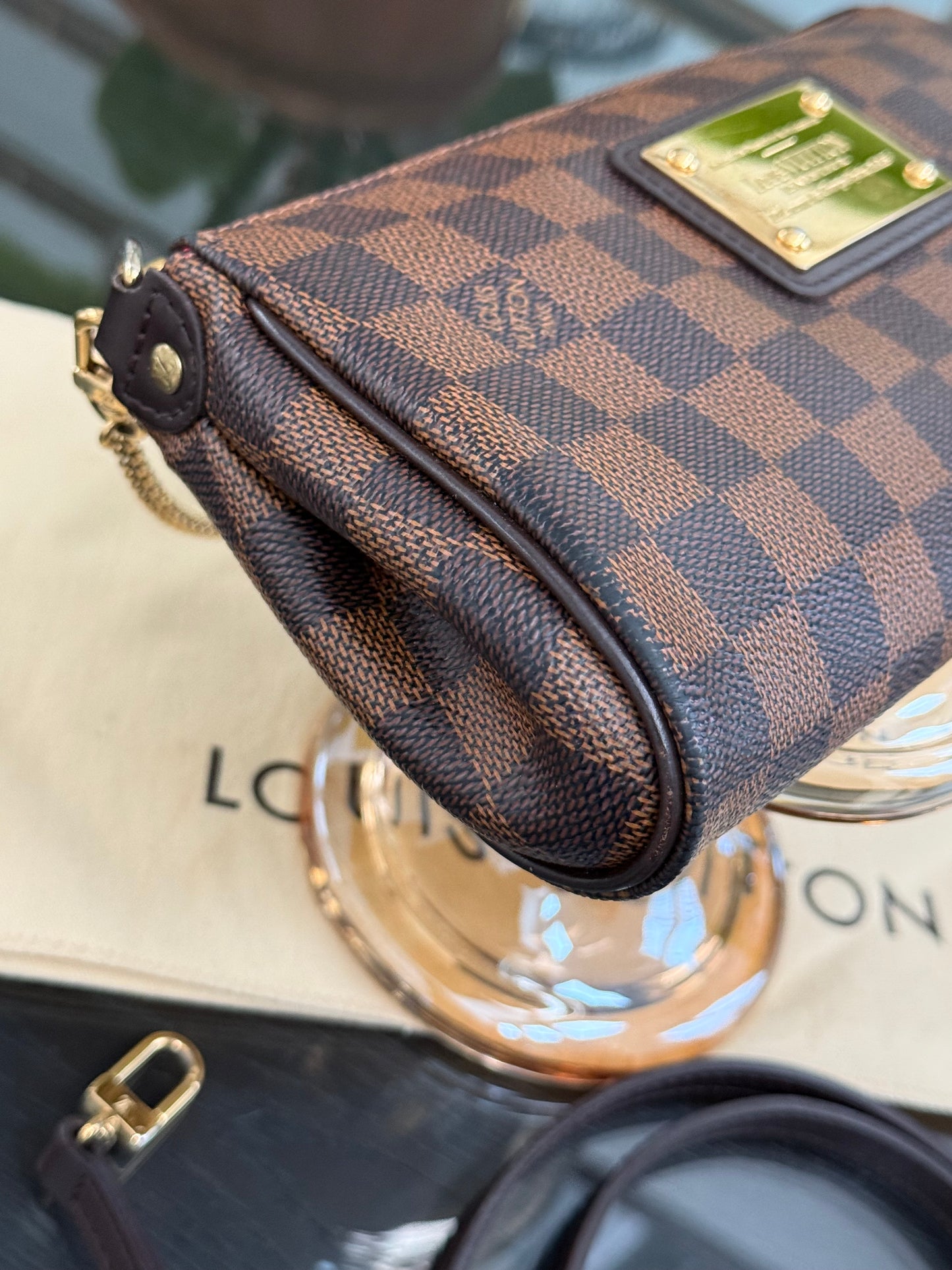 Eva Clutch in DE with Dustbag, Insert Organizer, Box and Paper bag🗓️ Year: 2010